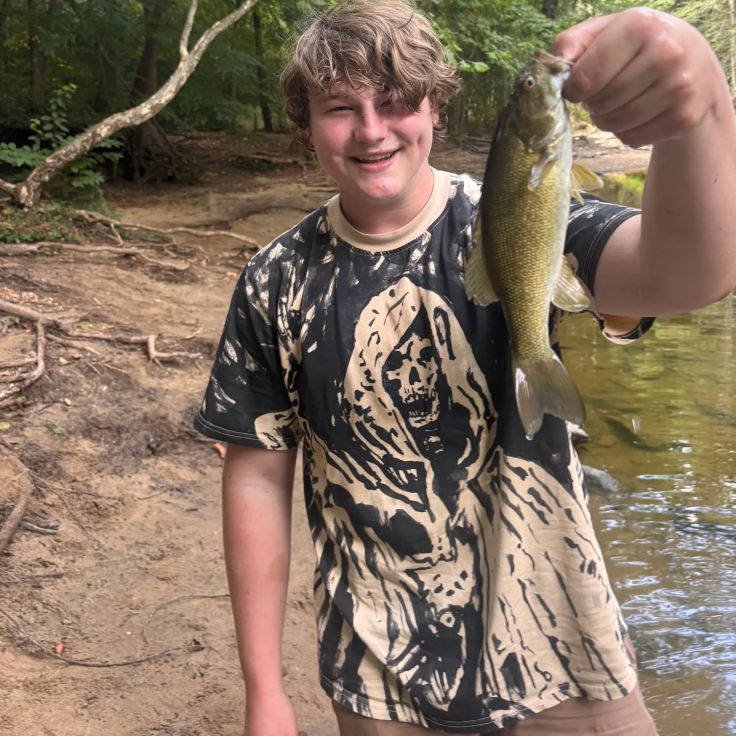 Smallmouth bass caught on Fishbrain