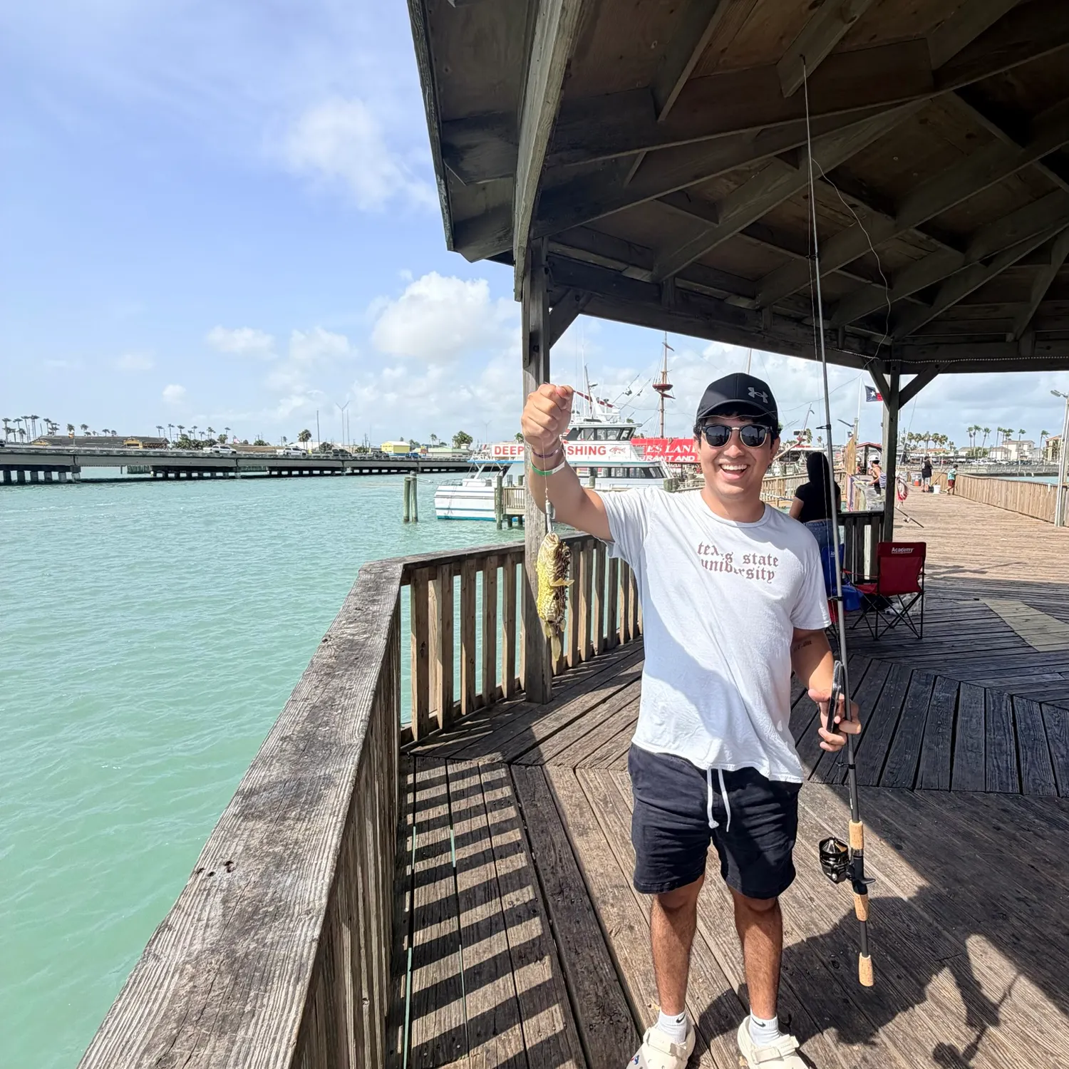 The most recent Yellowspotted puffer catches on Fishbrain