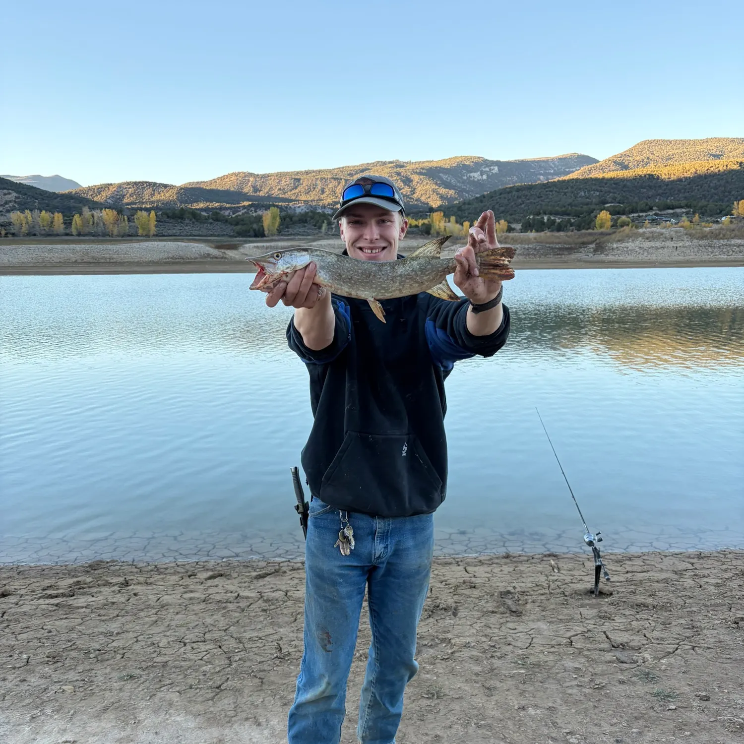 Northern pike caught on Fishbrain