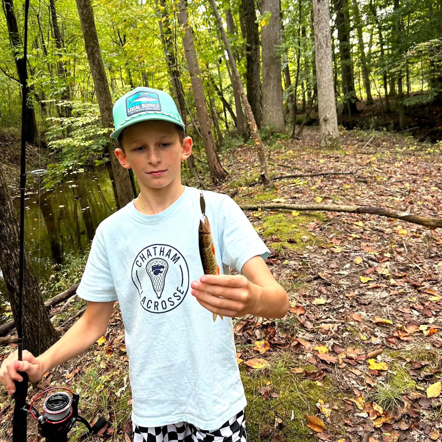 Redfin pickerel caught on Fishbrain