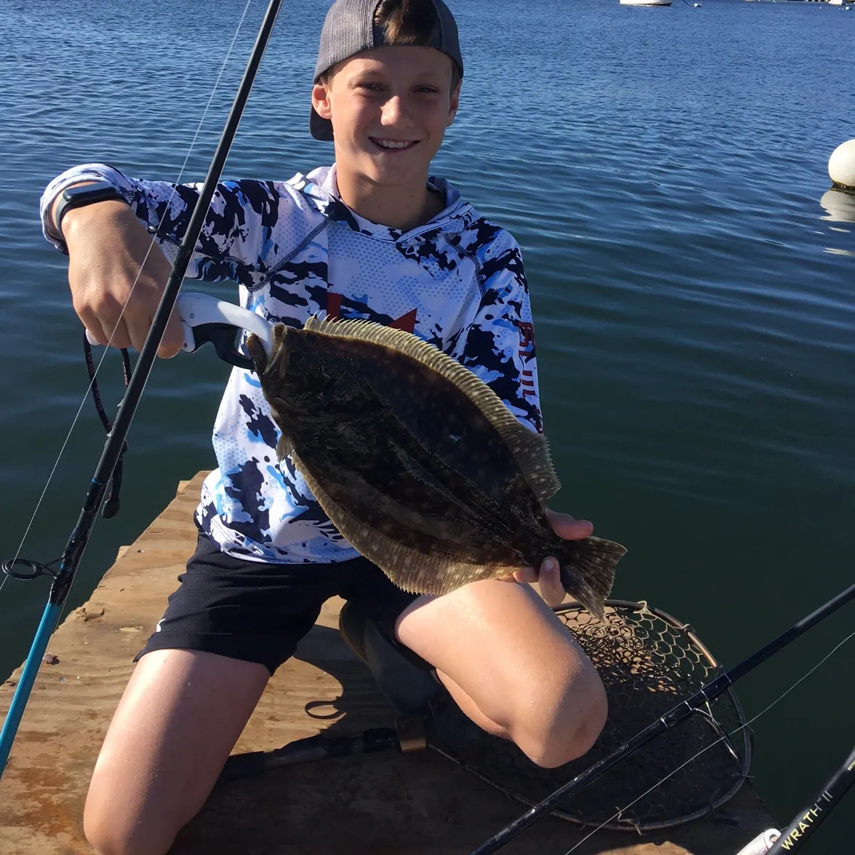 Summer flounder caught on Fishbrain