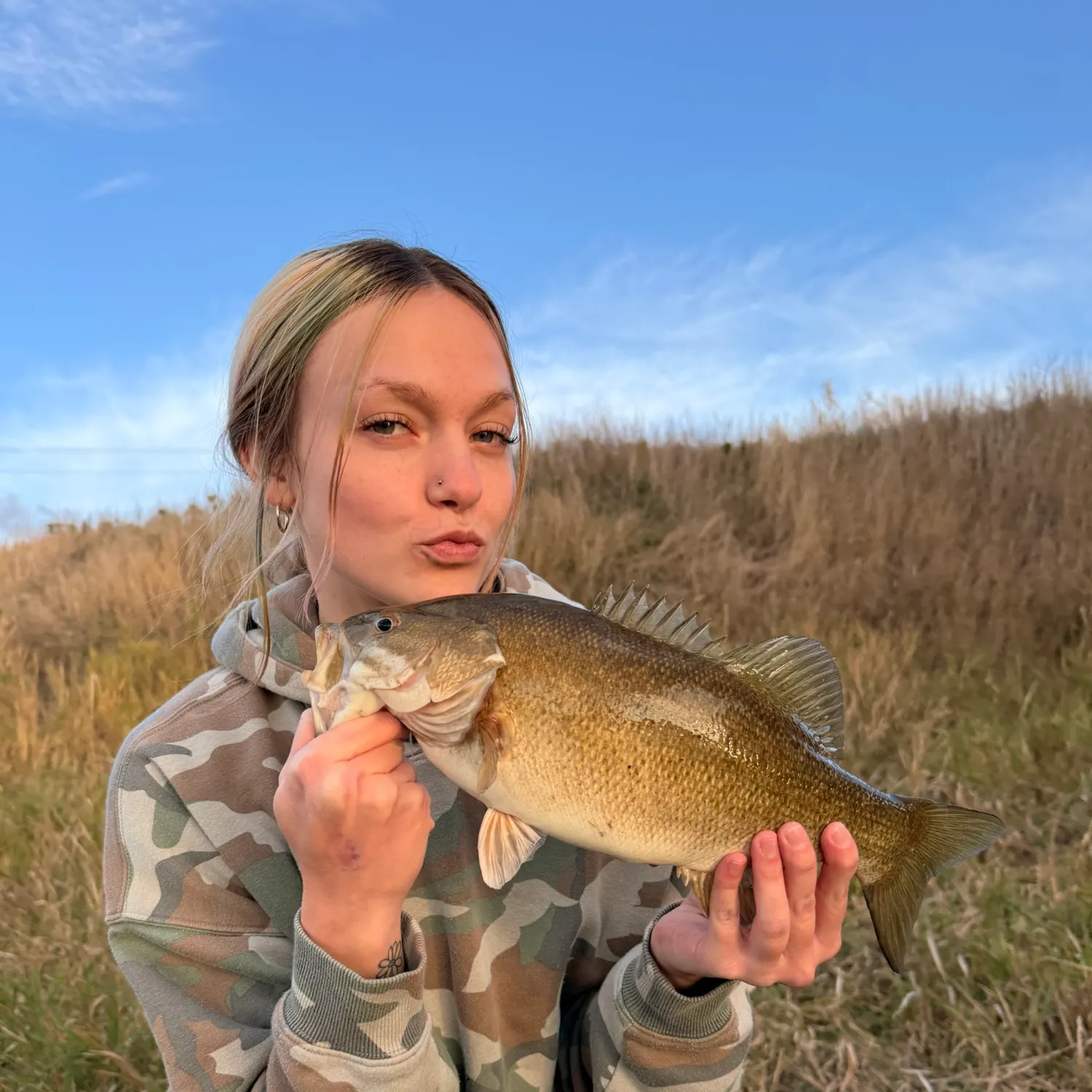 Smallmouth bass caught on Fishbrain