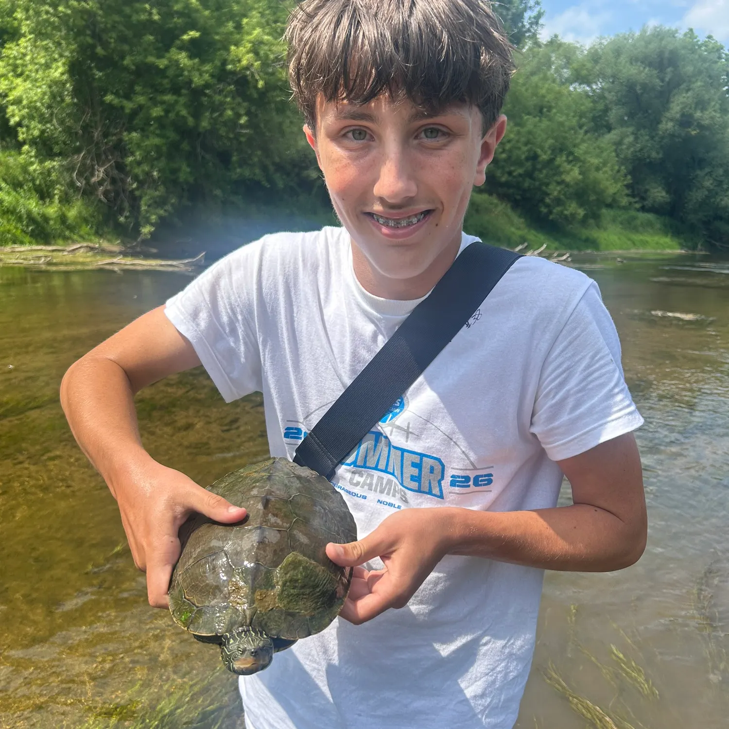 Northern map turtle caught on Fishbrain