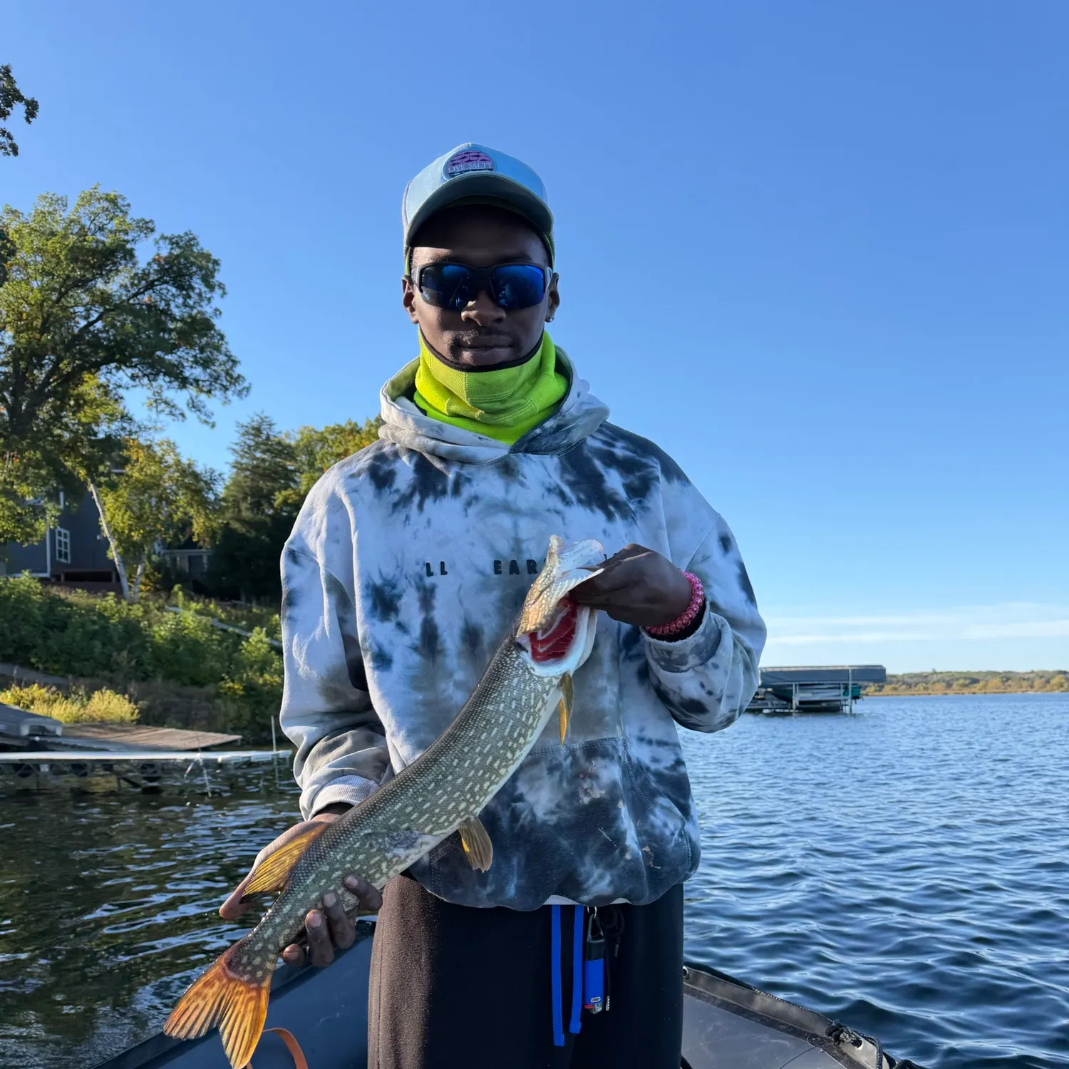 Northern pike caught on Fishbrain