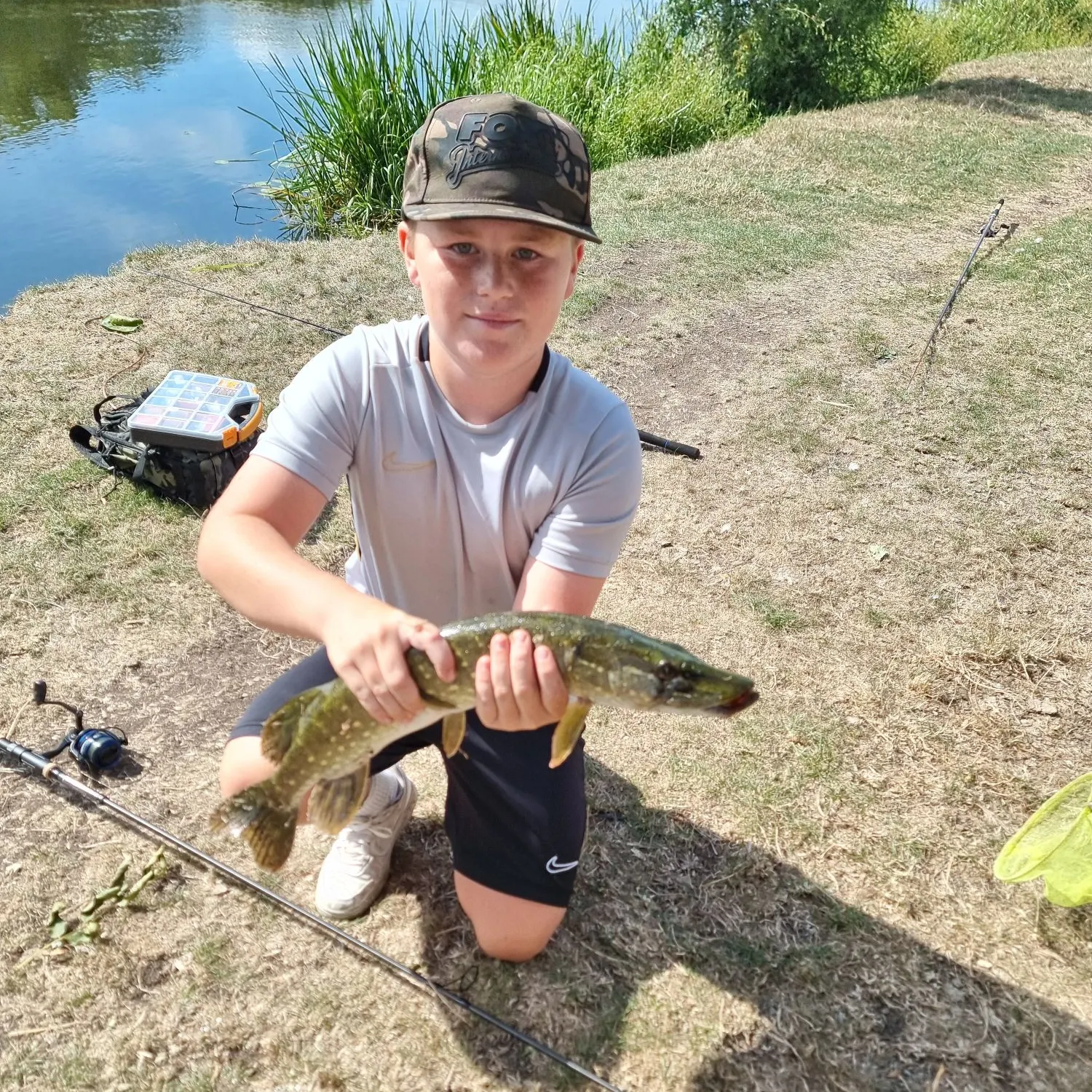Northern pike caught on Fishbrain