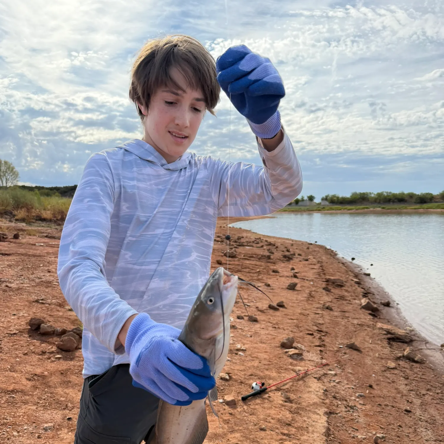 Channel catfish caught on Fishbrain
