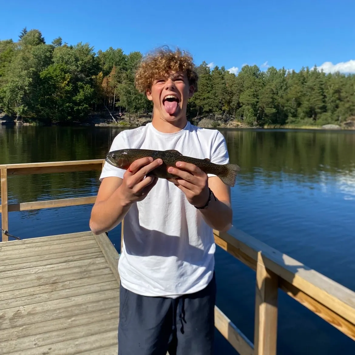 Rainbow trout caught on Fishbrain