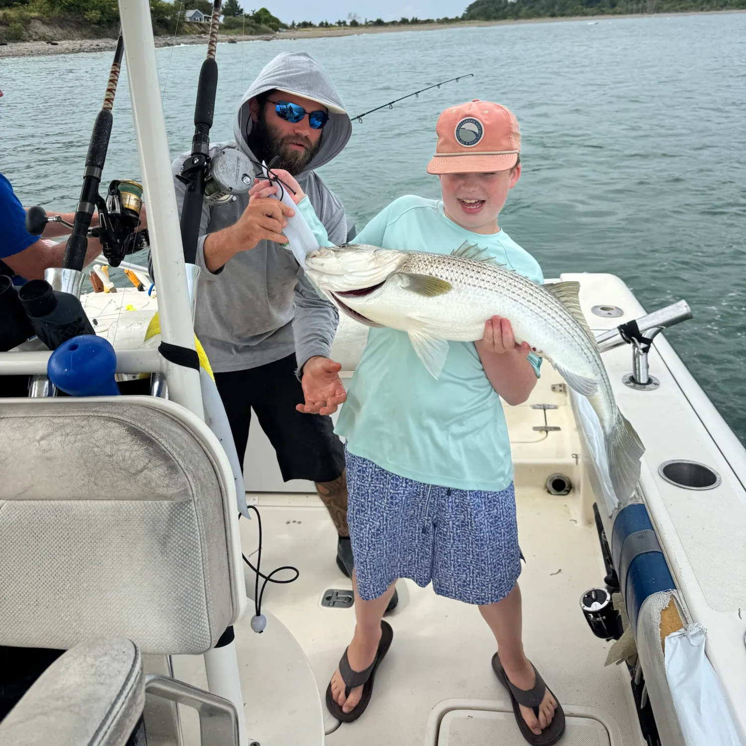 Striped bass caught on Fishbrain