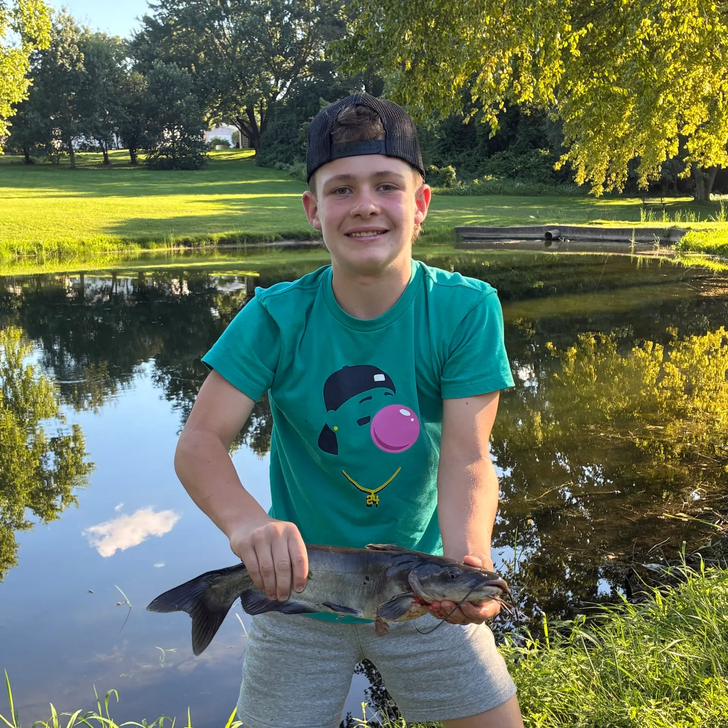 Channel catfish caught on Fishbrain