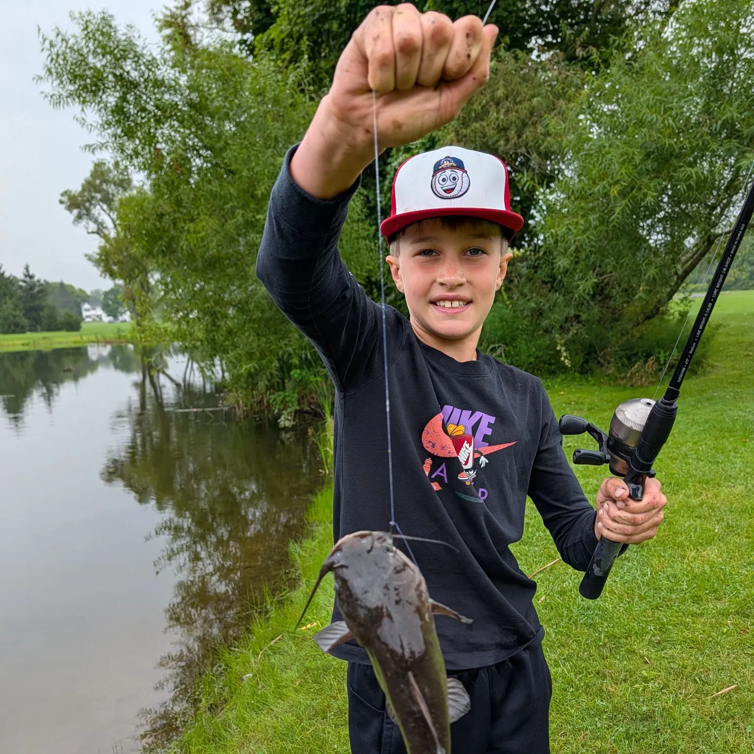 Channel catfish caught on Fishbrain