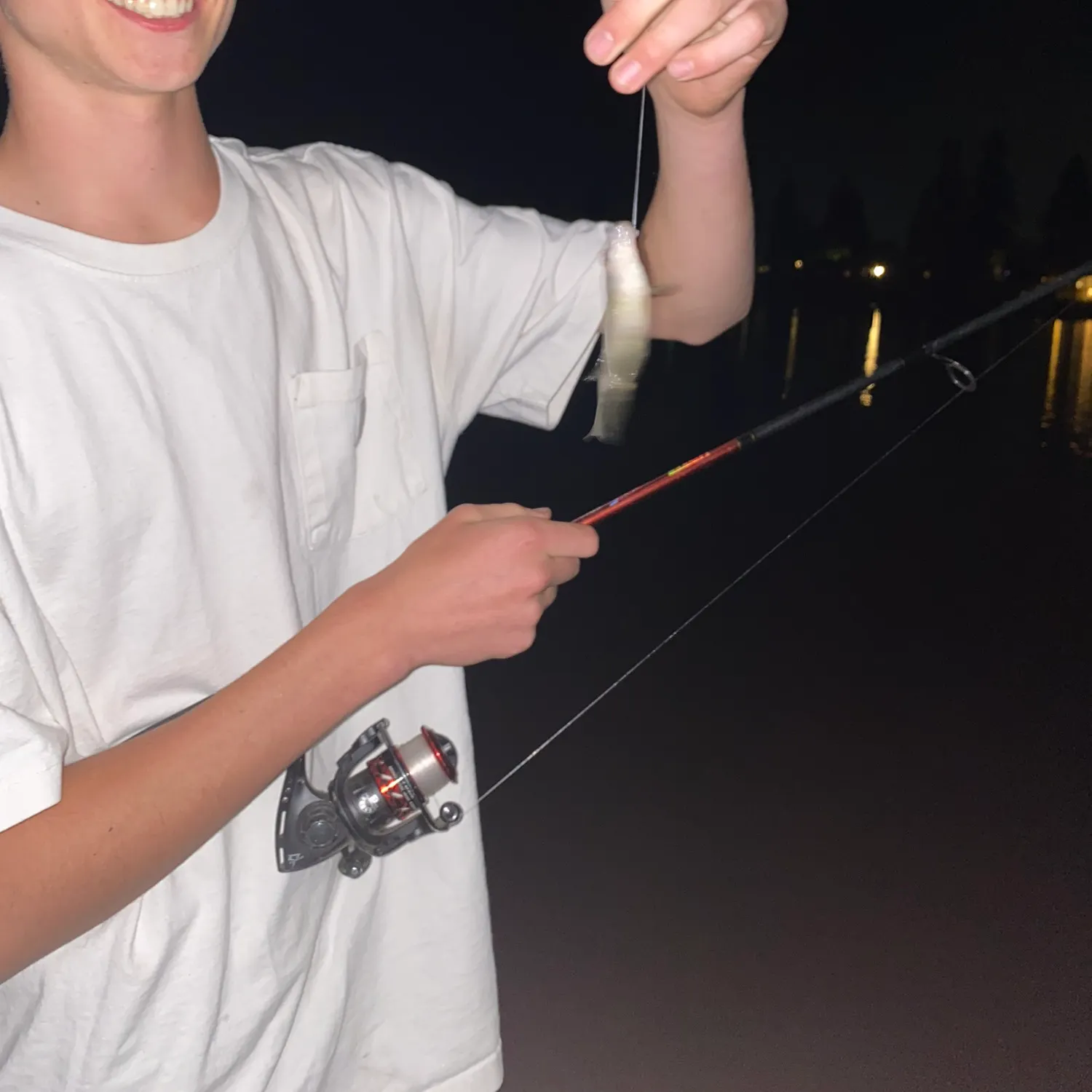 Rock bass caught on Fishbrain