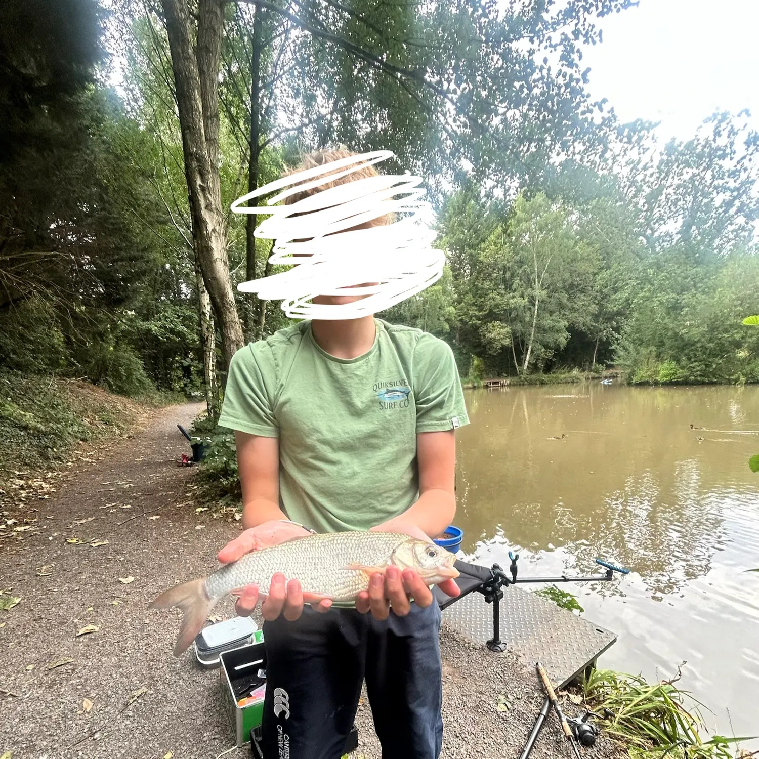 Common roach caught on Fishbrain