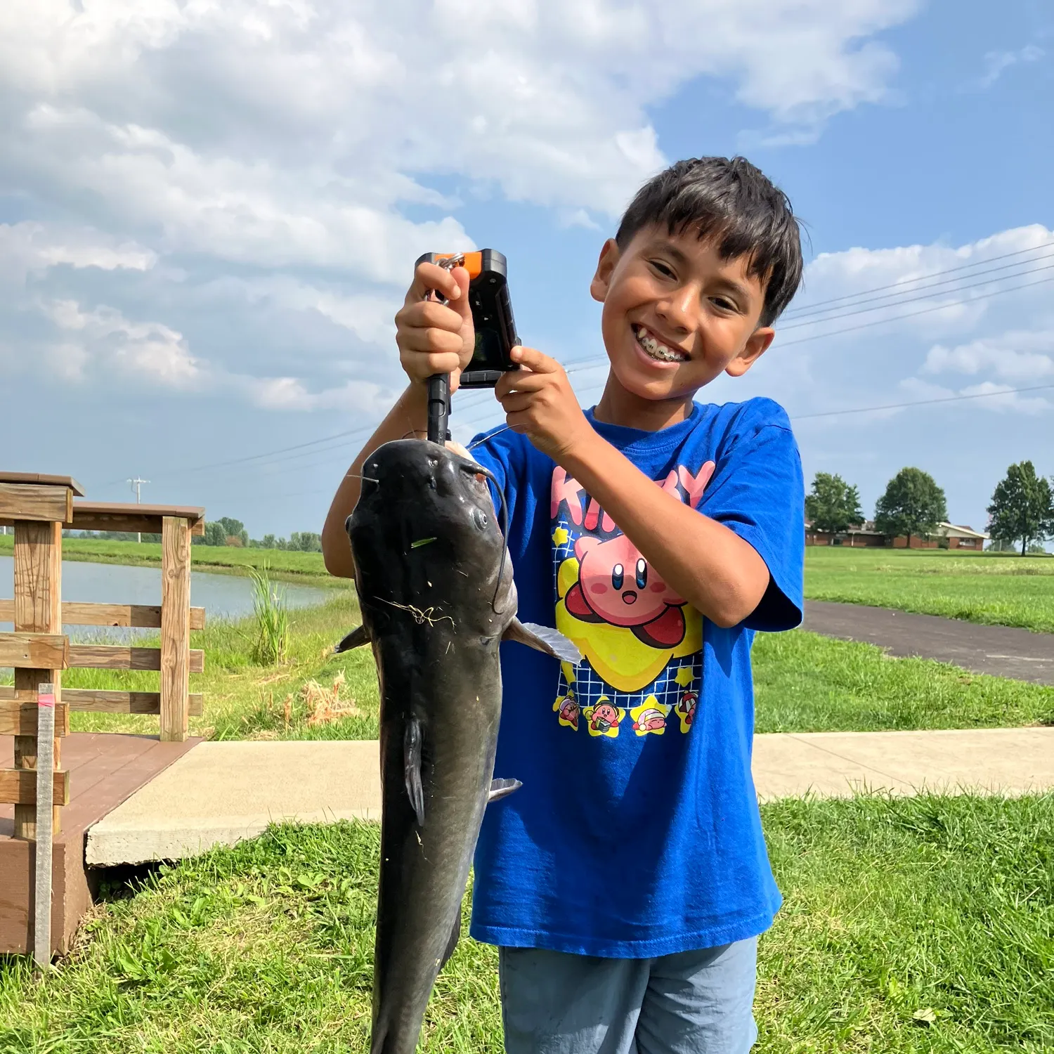 Channel catfish caught on Fishbrain