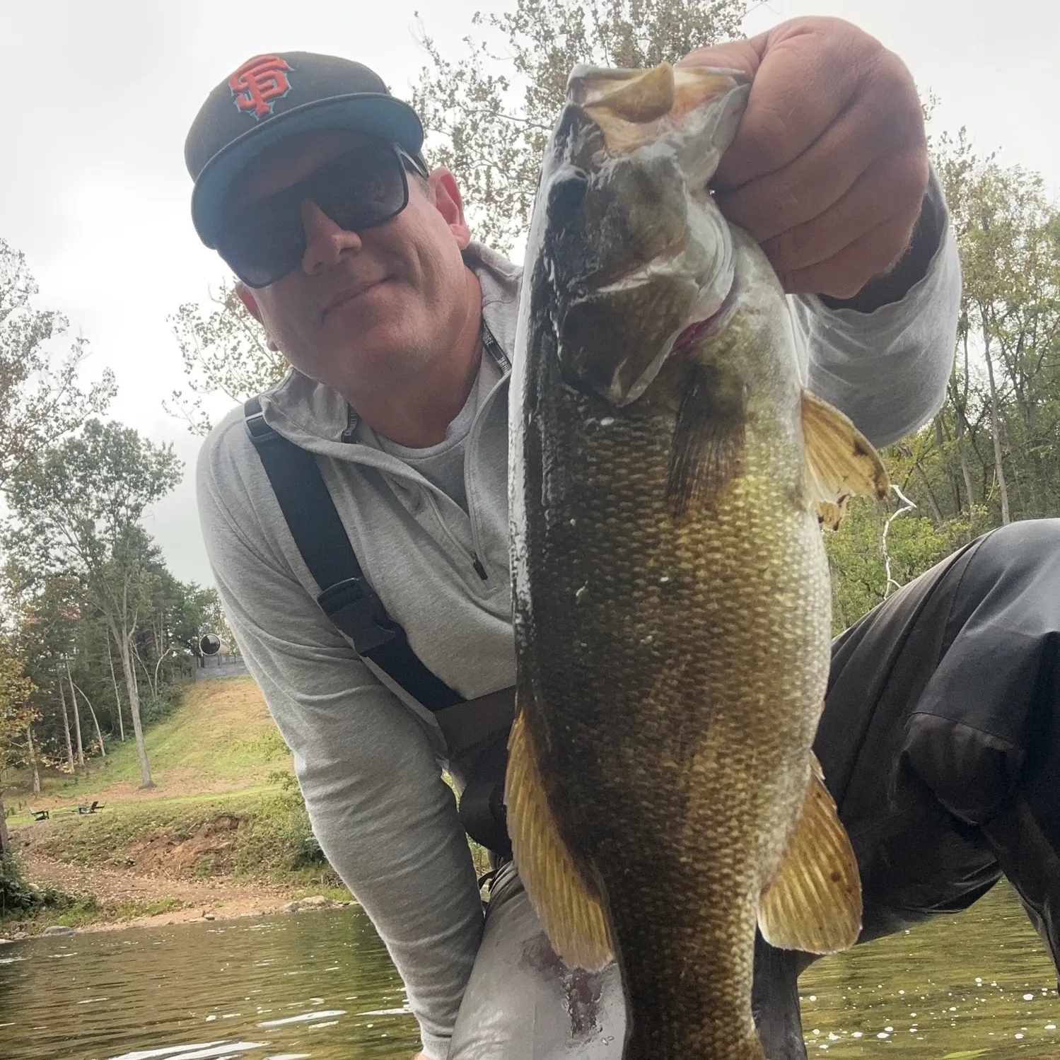 Smallmouth bass caught on Fishbrain