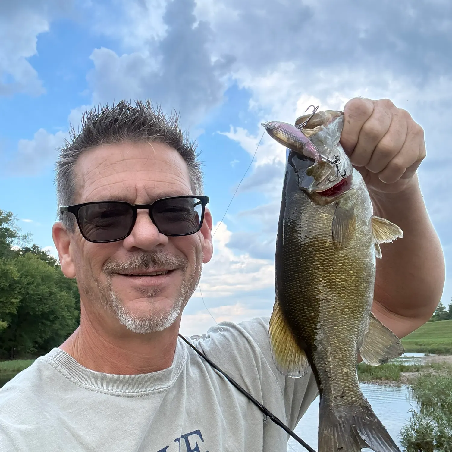 Smallmouth bass caught on Fishbrain