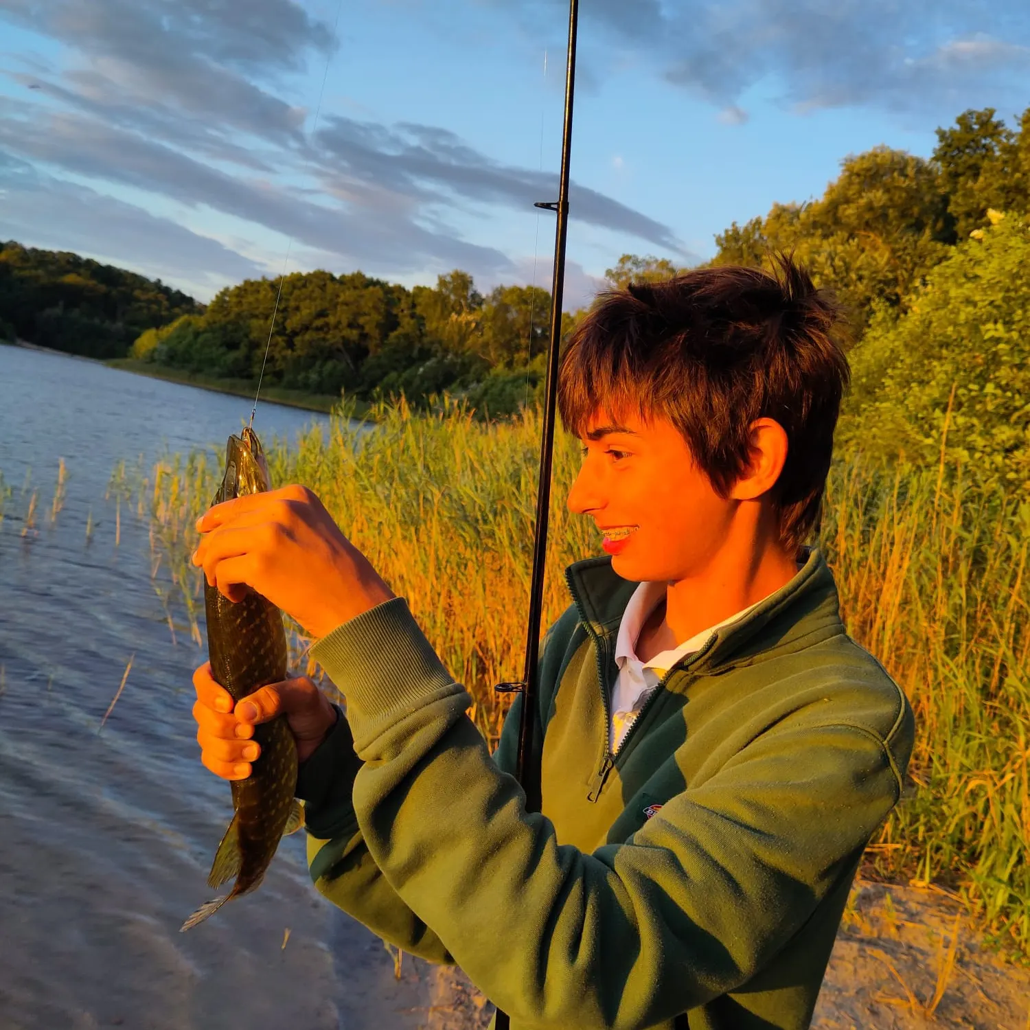Northern pike caught on Fishbrain