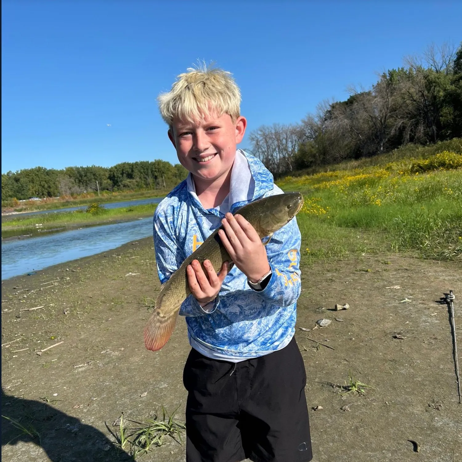 The most recent Eyetail bowfin catches on Fishbrain