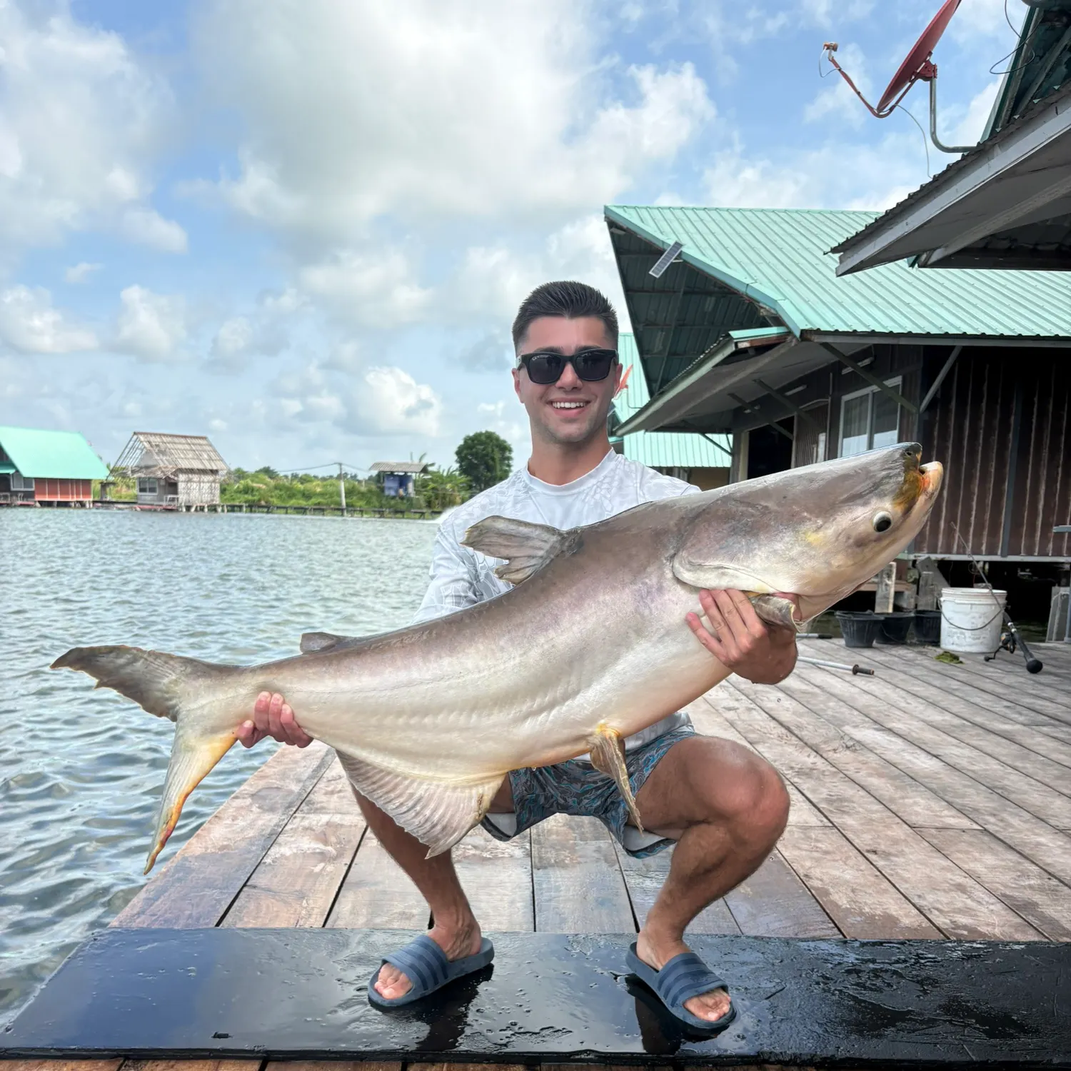 The most recent Mekong giant catfish catches on Fishbrain