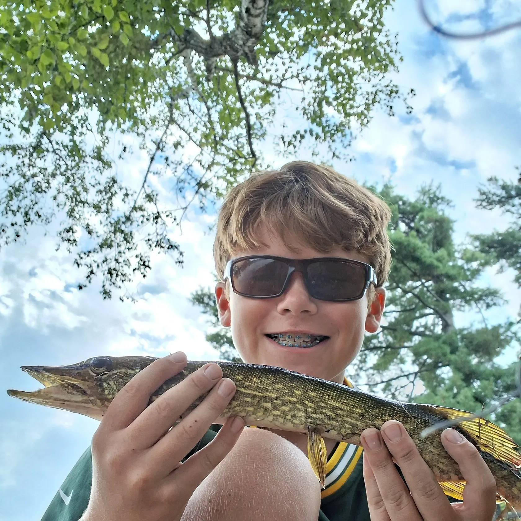 Northern pike caught on Fishbrain