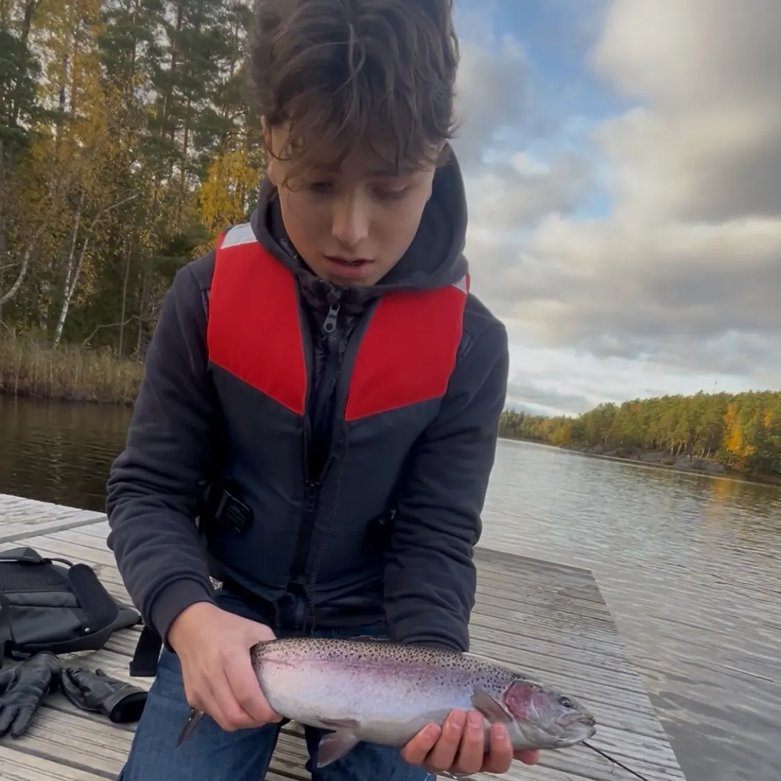 Rainbow trout caught on Fishbrain