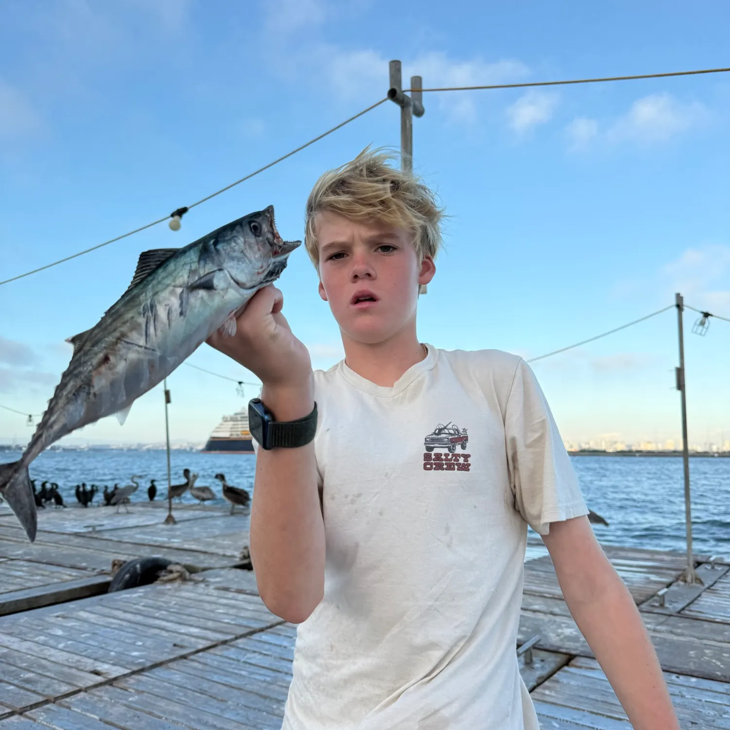 Pacific bonito caught on Fishbrain