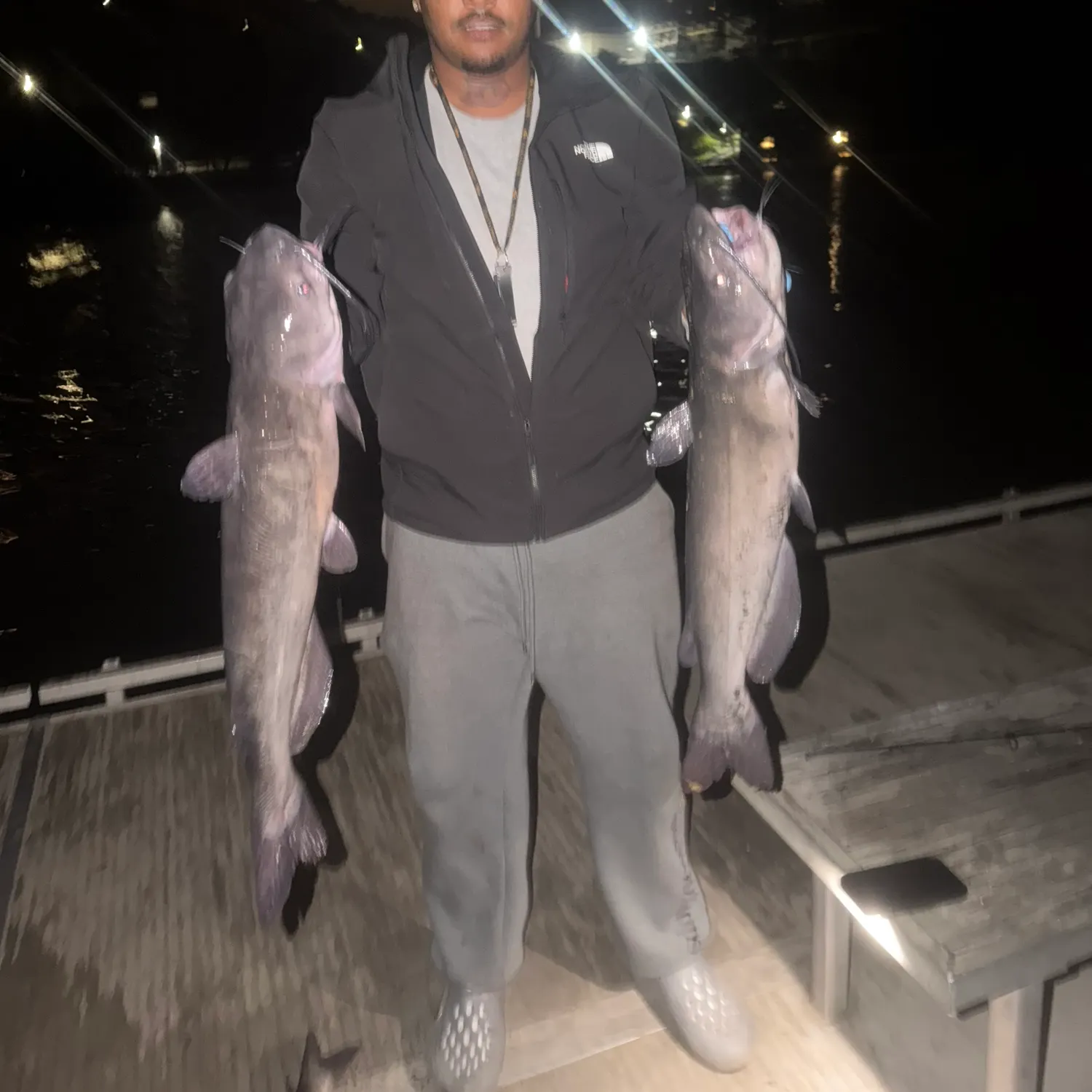 Blue catfish caught on Fishbrain