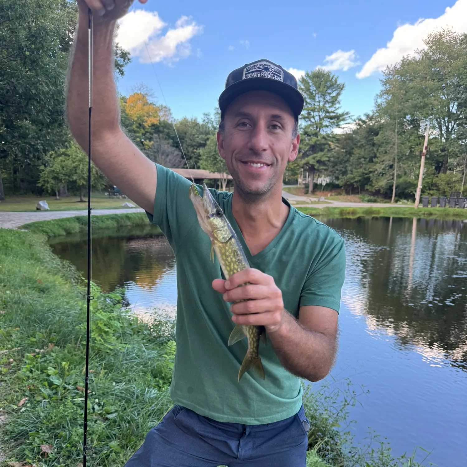Northern pike caught on Fishbrain