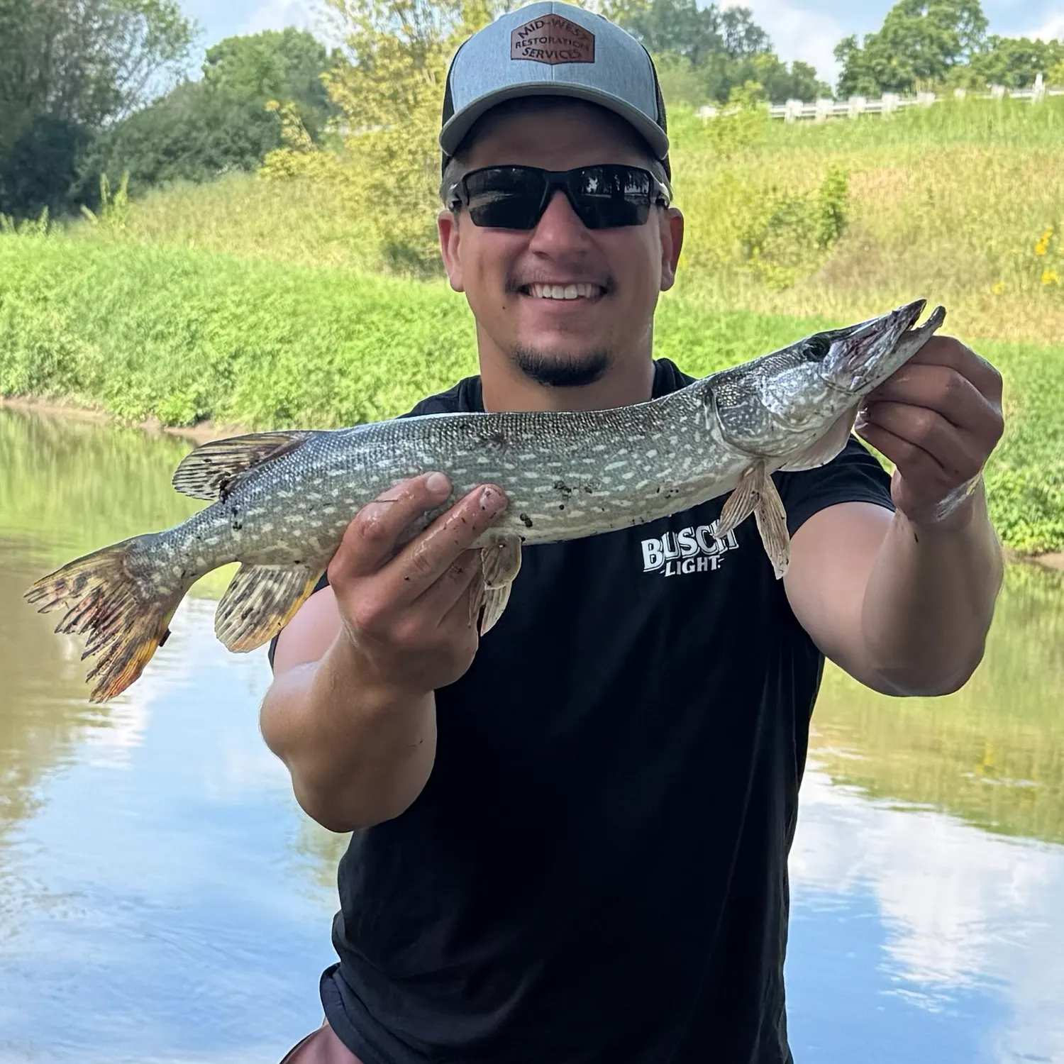 Northern pike caught on Fishbrain