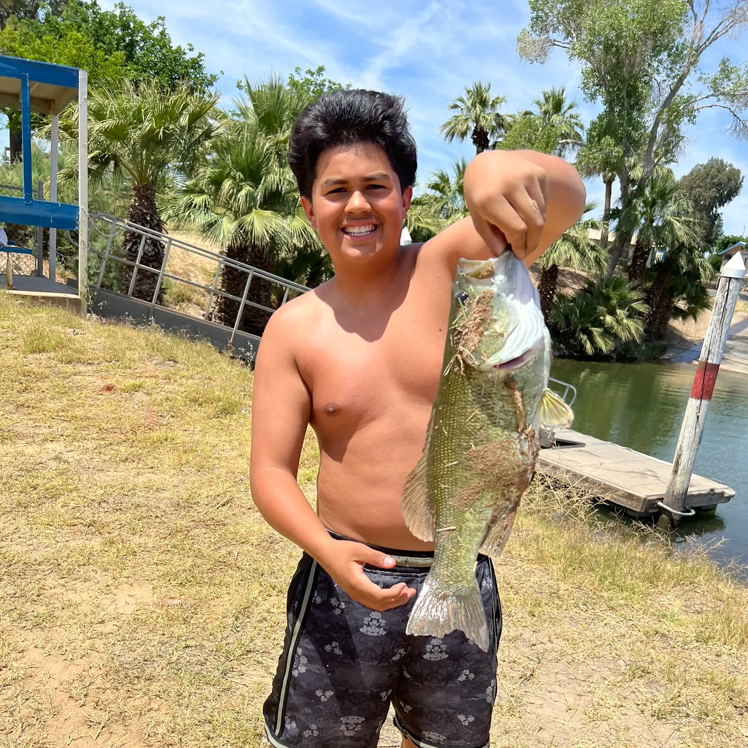 Spotted bass caught on Fishbrain