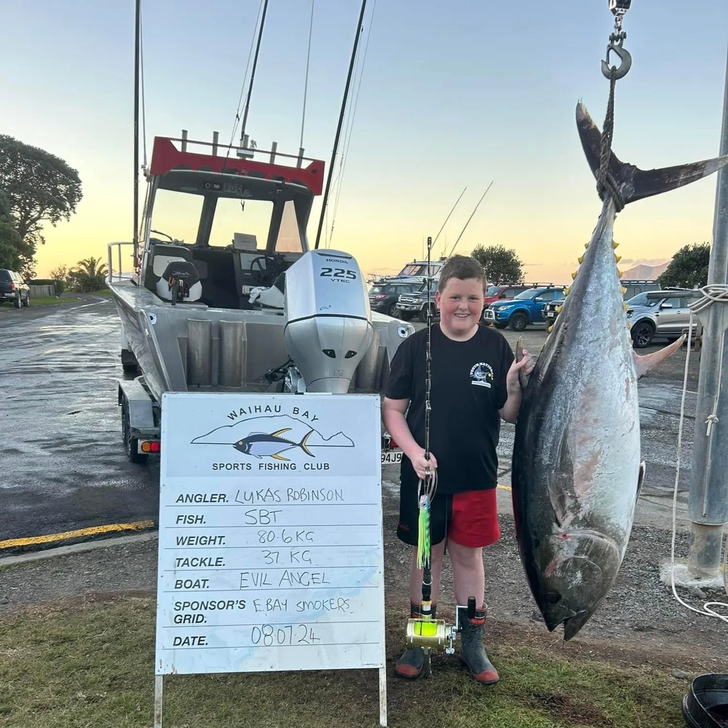 recently logged catches