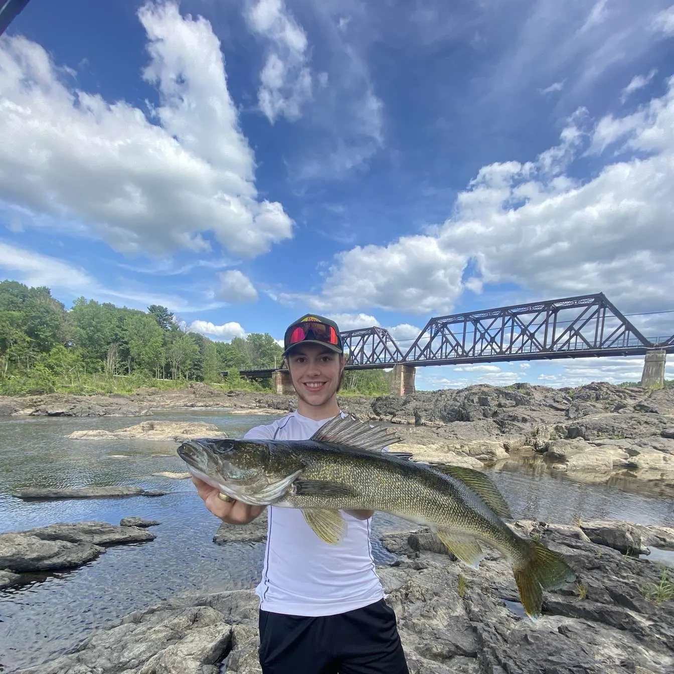 Walleye caught on Fishbrain