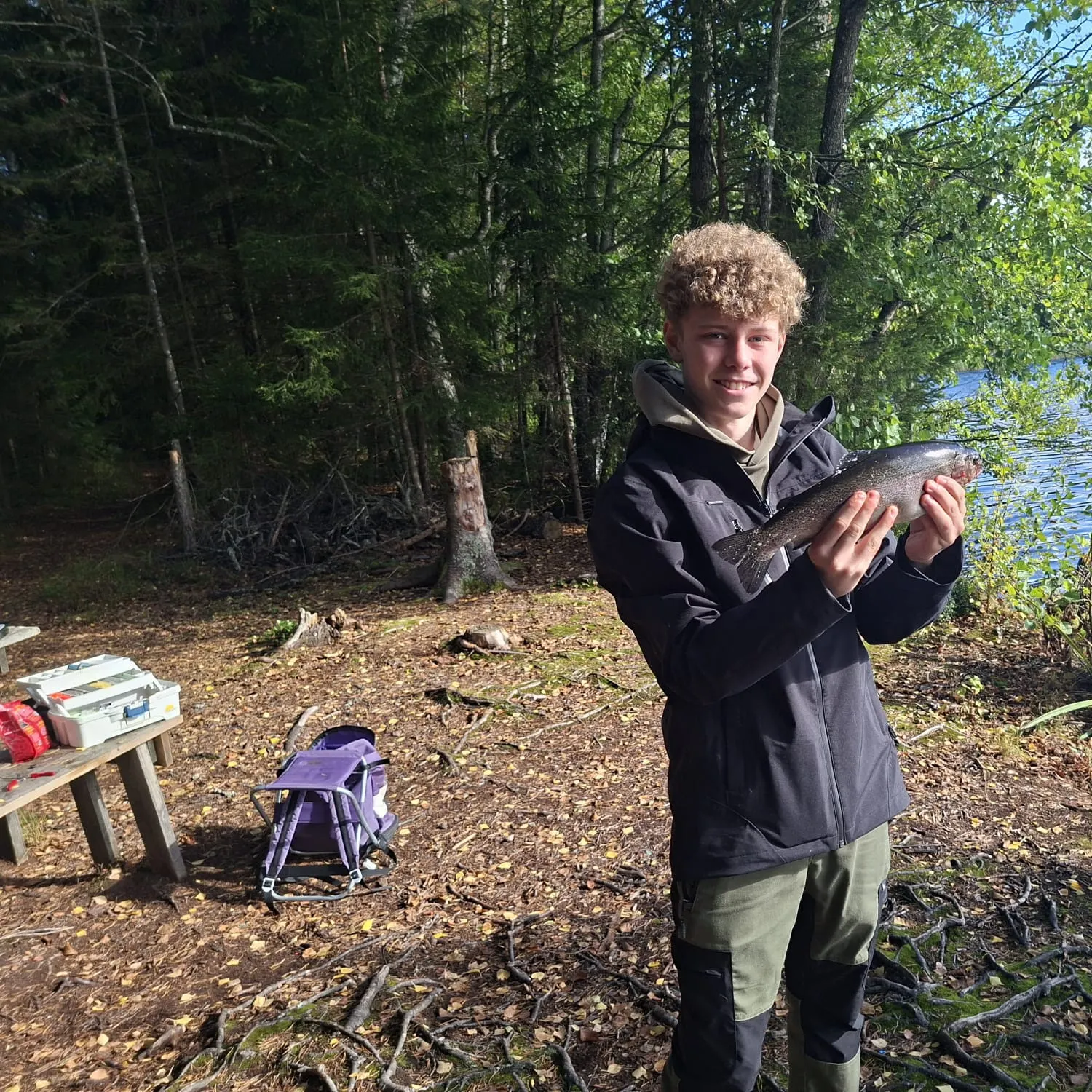 Rainbow trout caught on Fishbrain
