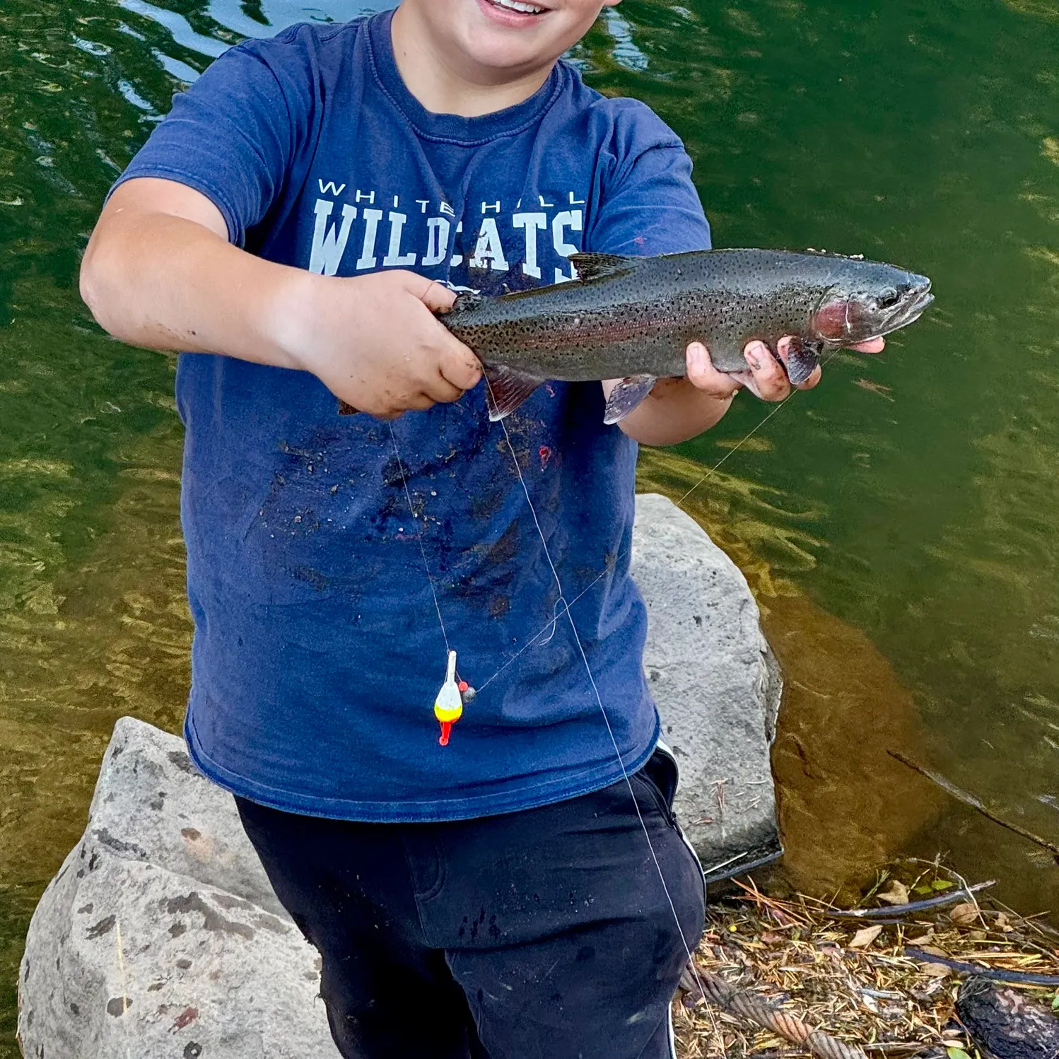Rainbow trout caught on Fishbrain