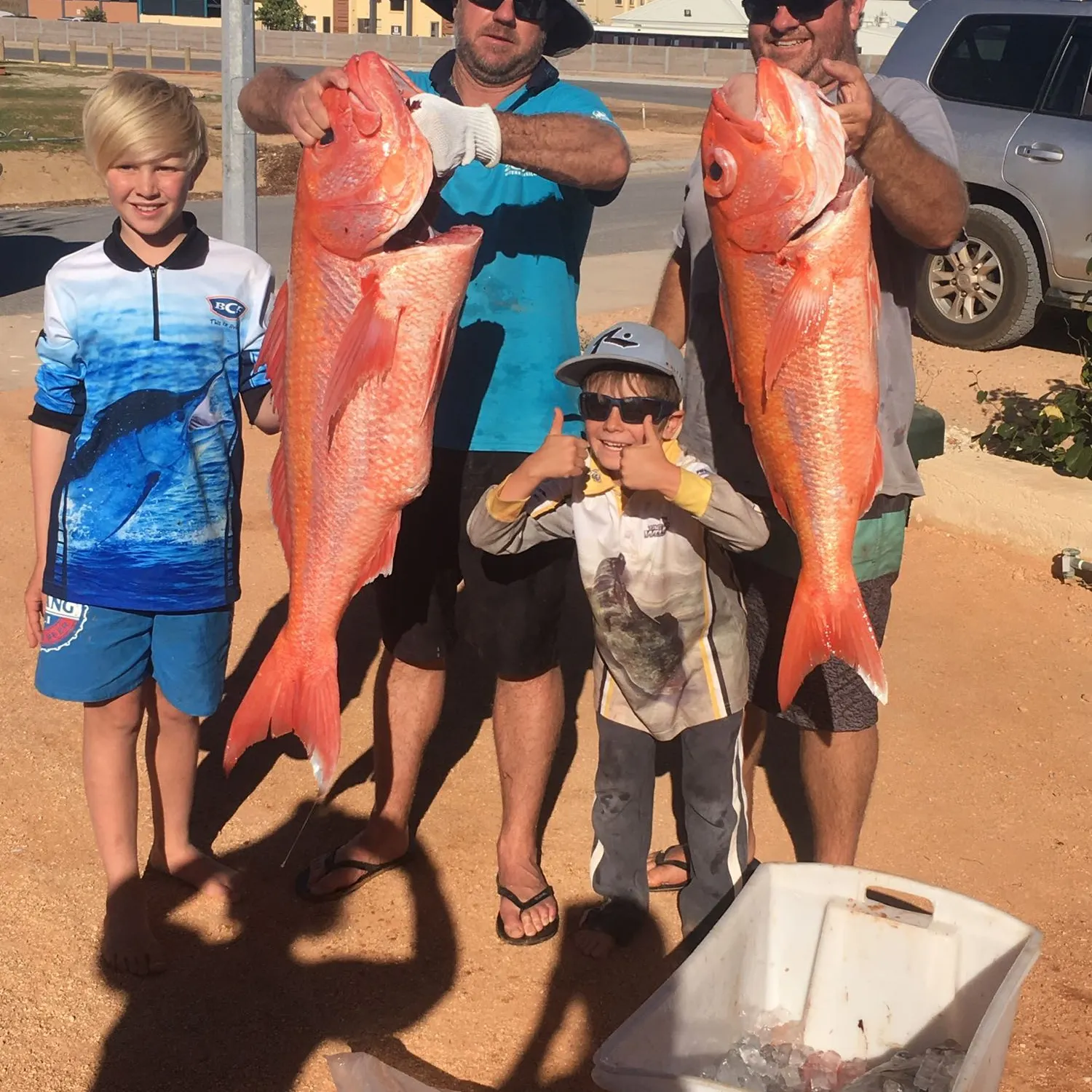 Flame snapper caught on Fishbrain