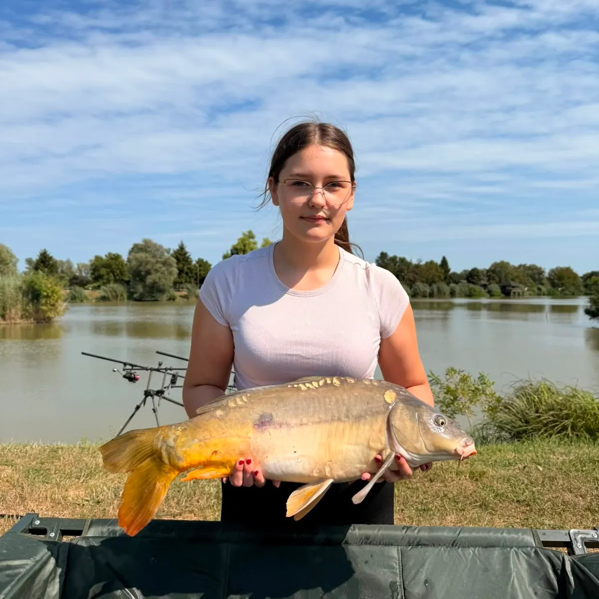 Mirror carp caught on Fishbrain