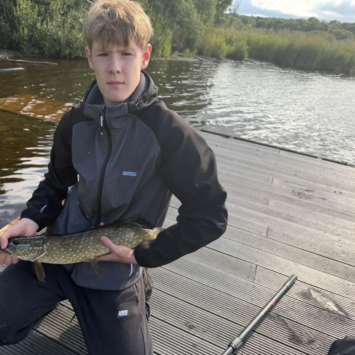 Northern pike caught on Fishbrain