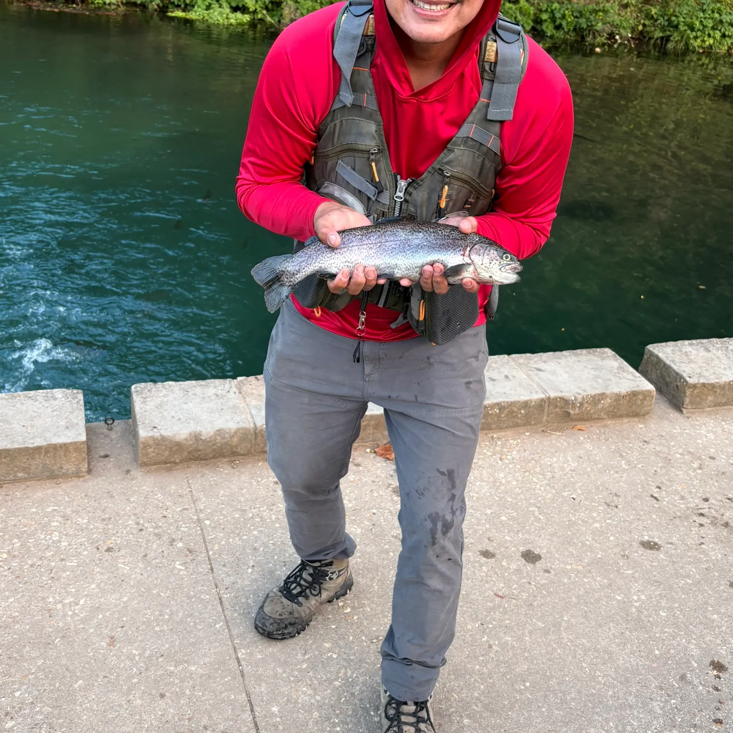 Rainbow trout caught on Fishbrain