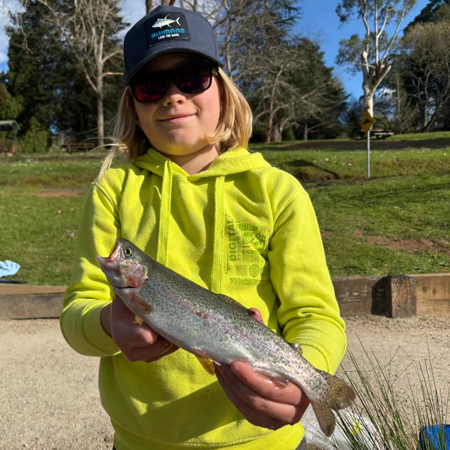 Rainbow trout caught on Fishbrain