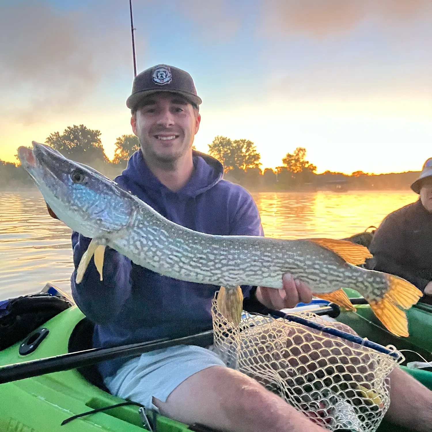 Northern pike caught on Fishbrain