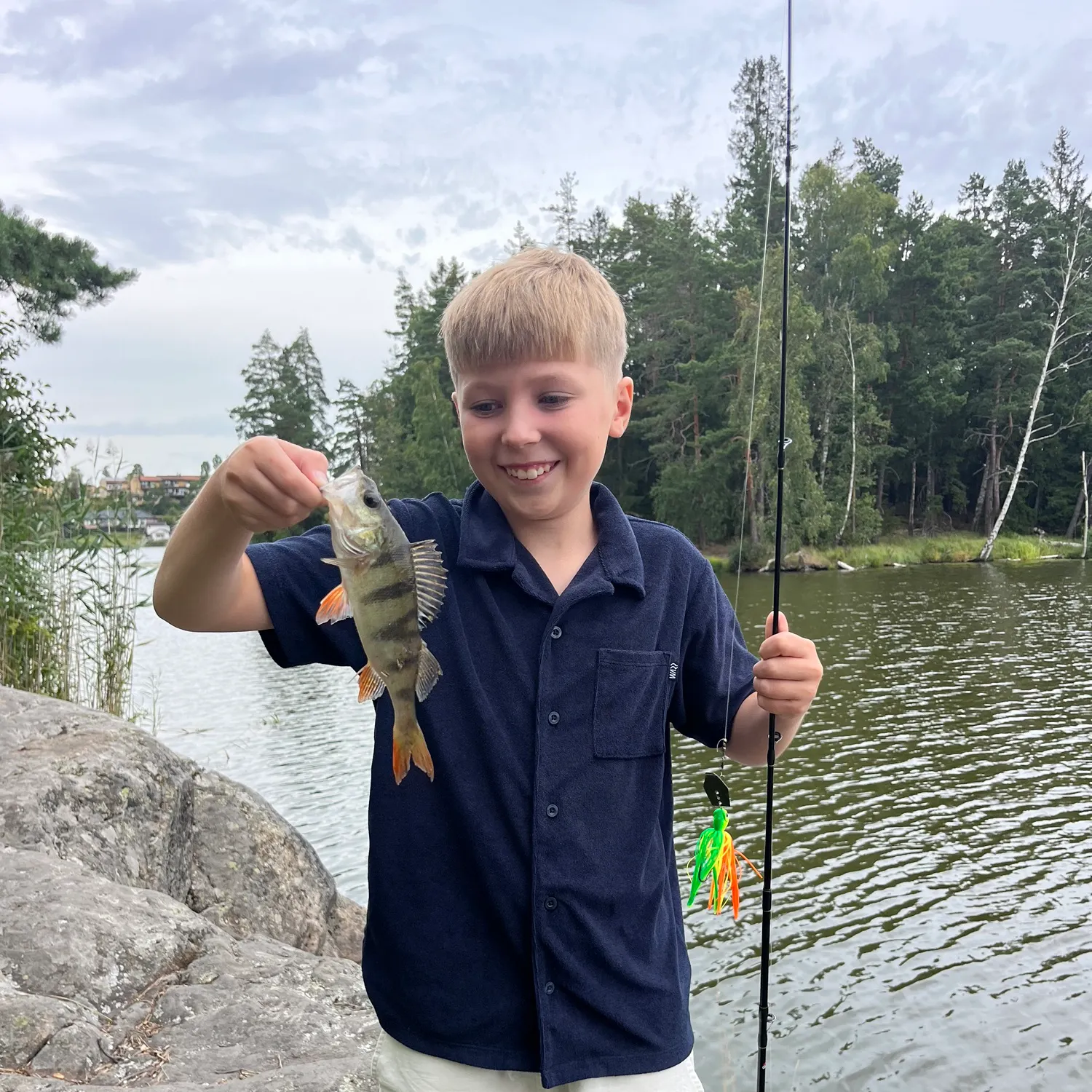 European perch caught on Fishbrain