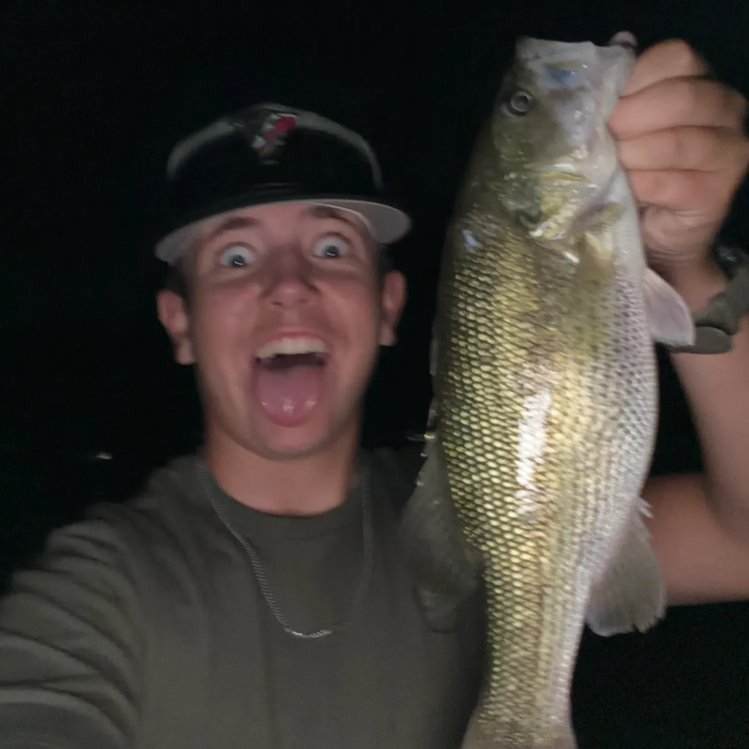 Spotted bass caught on Fishbrain