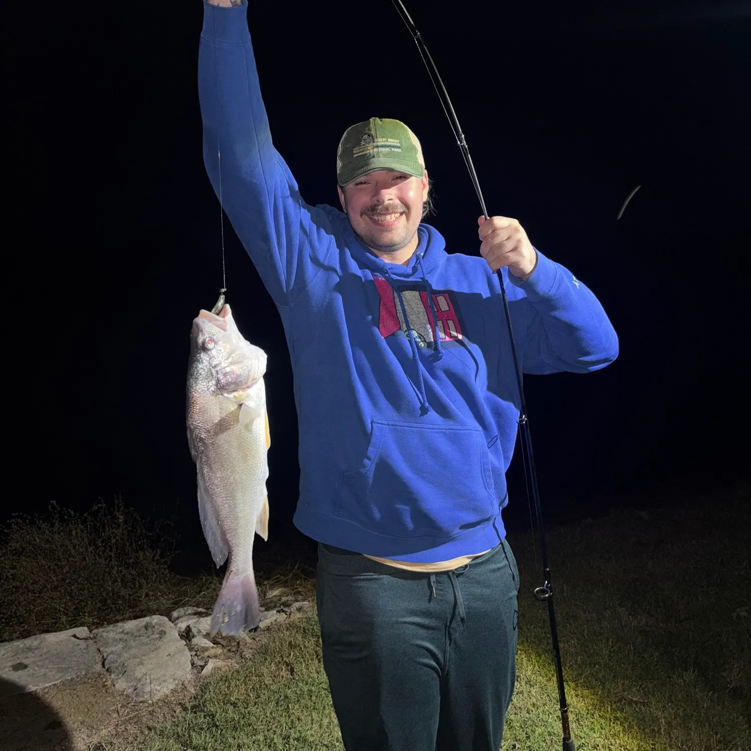 Freshwater drum caught on Fishbrain