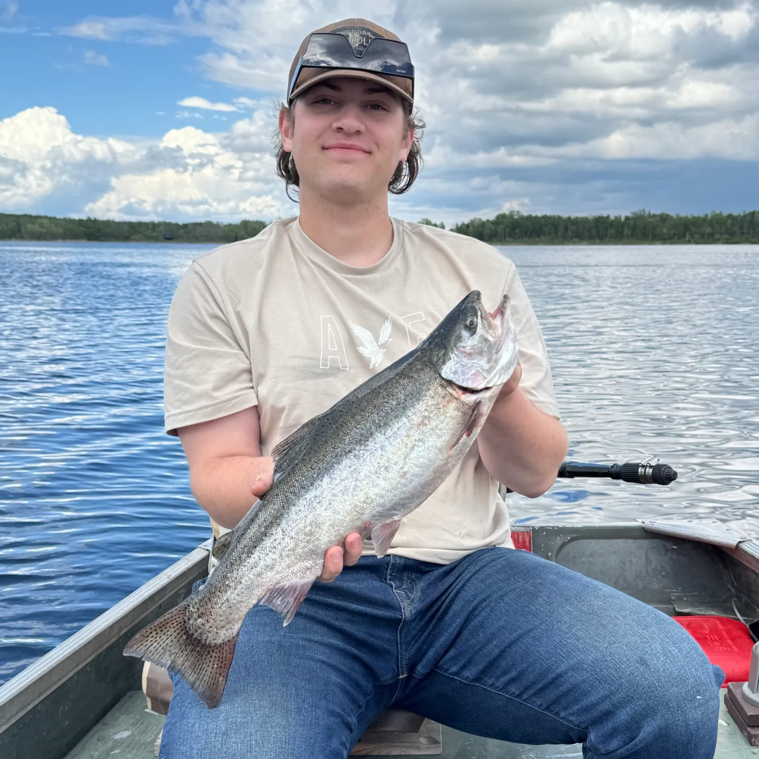 Rainbow trout caught on Fishbrain