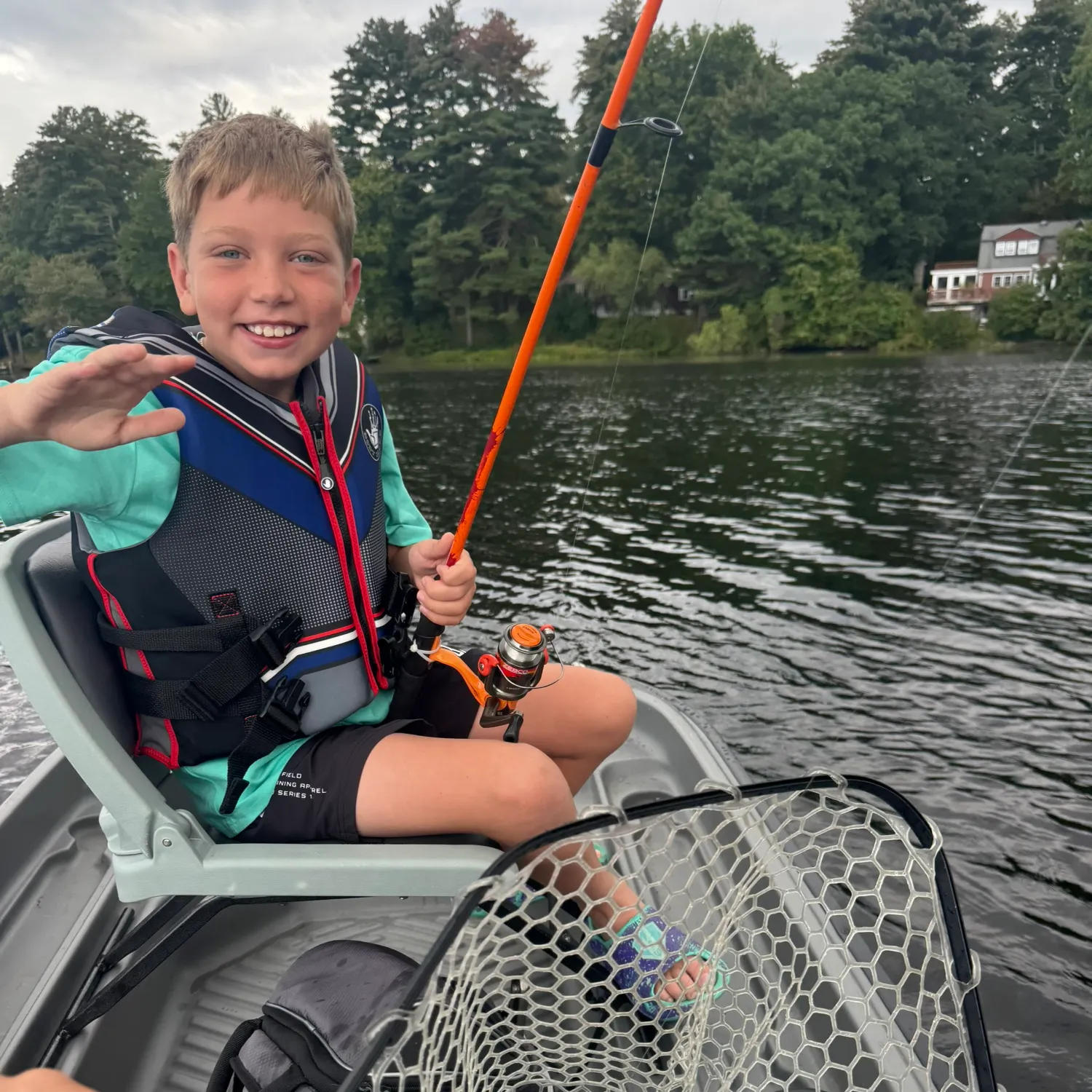 Chain pickerel caught on Fishbrain