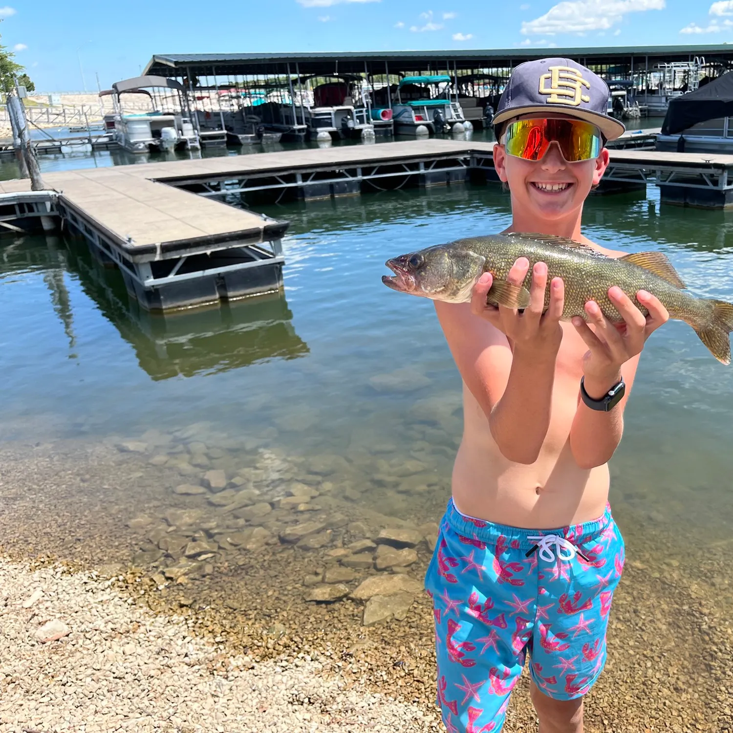 Walleye caught on Fishbrain