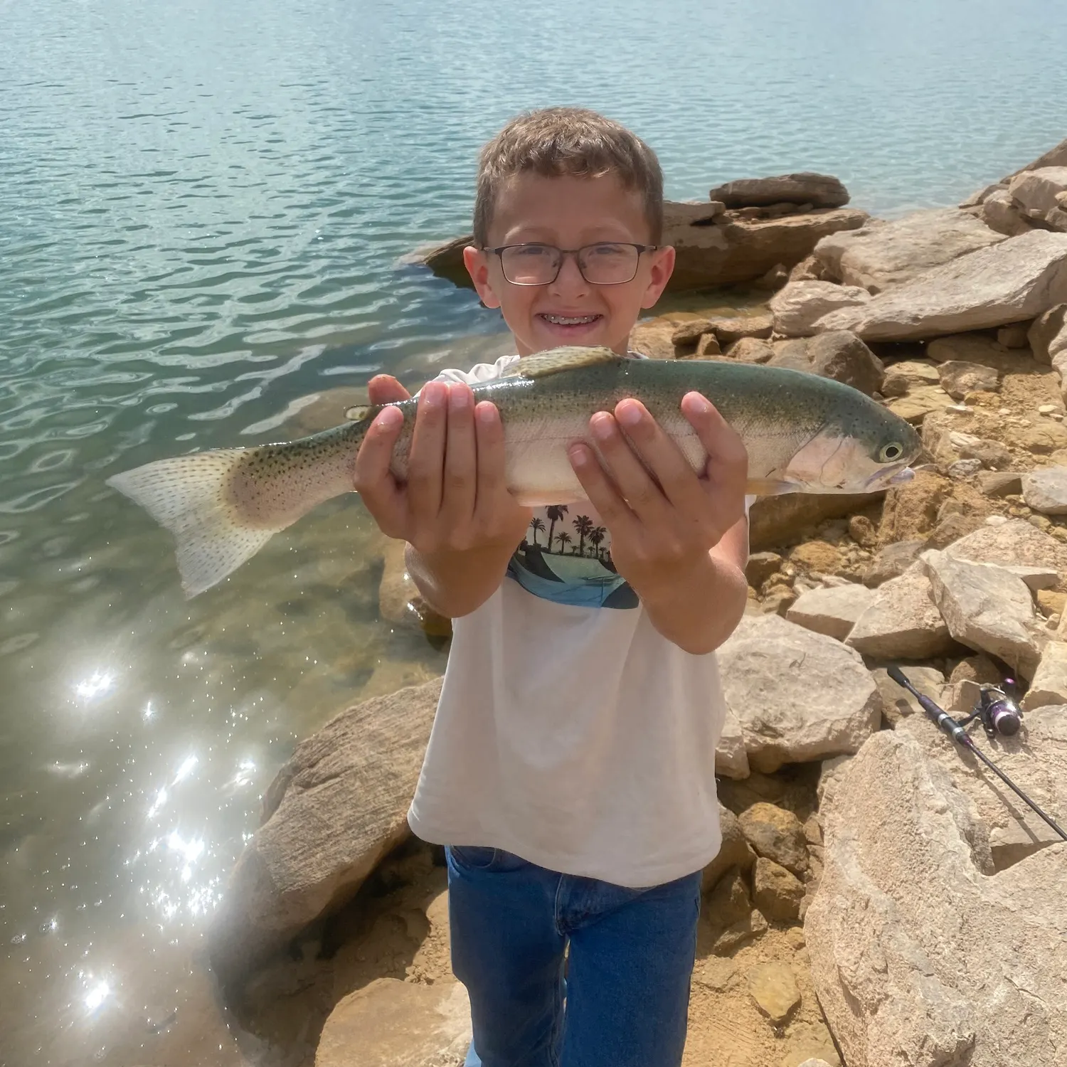Rainbow trout caught on Fishbrain
