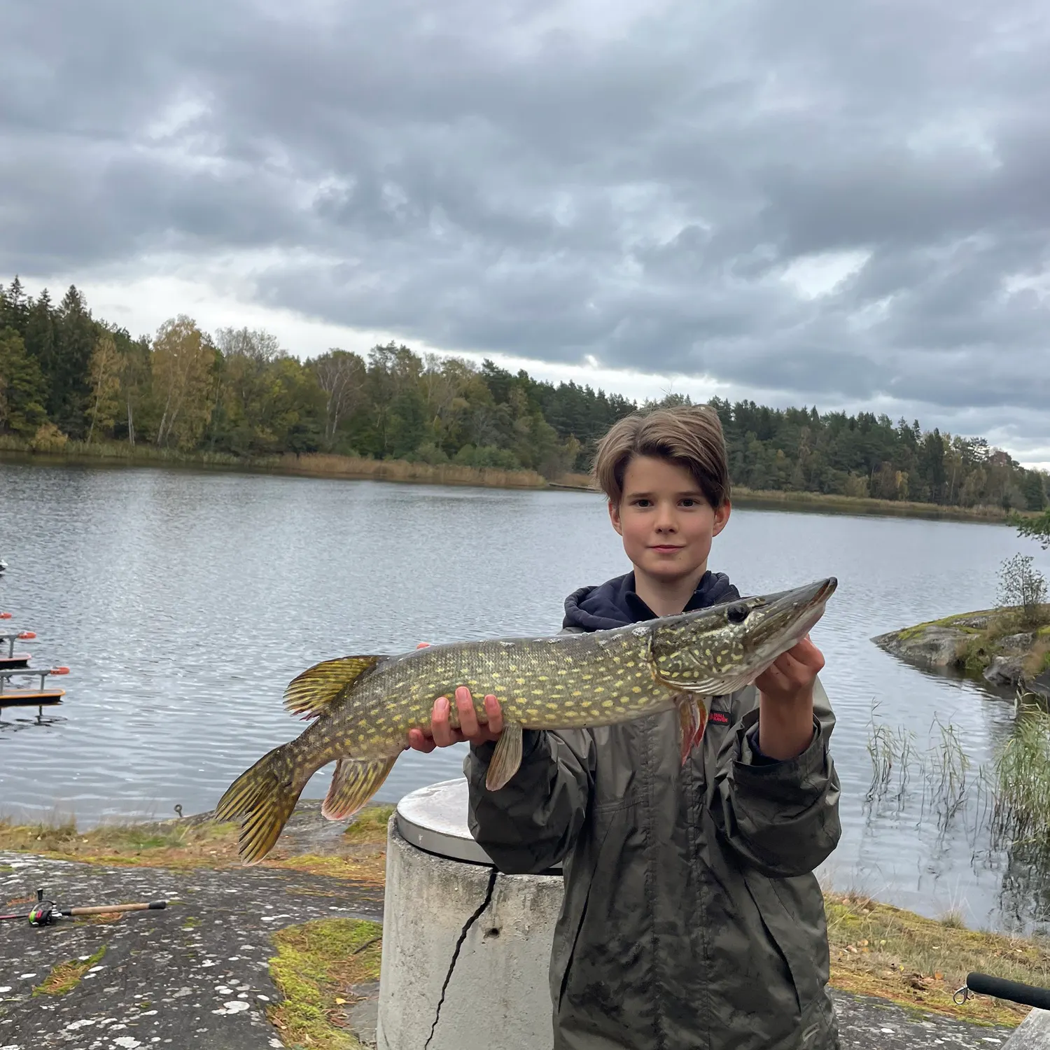 Northern pike caught on Fishbrain