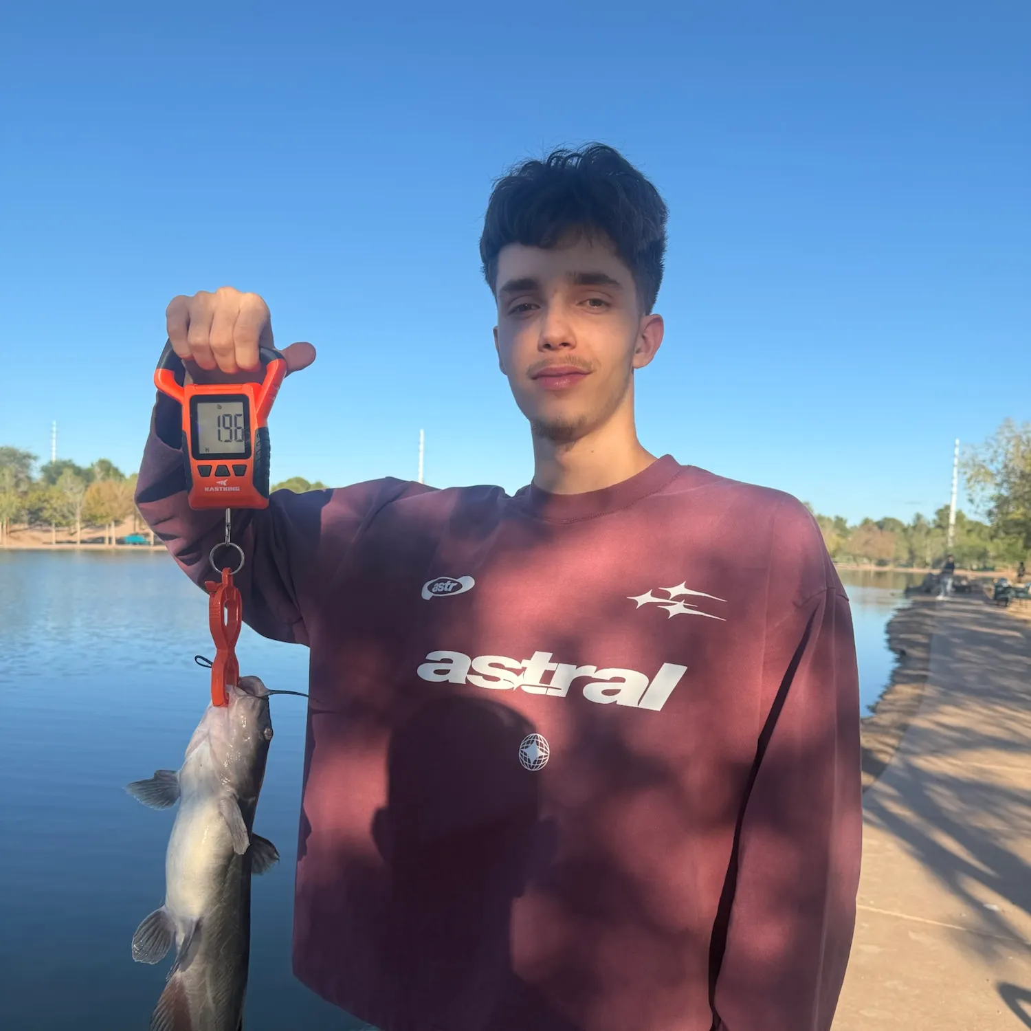 Channel catfish caught on Fishbrain