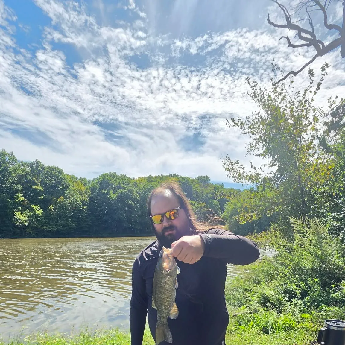 Smallmouth bass caught on Fishbrain