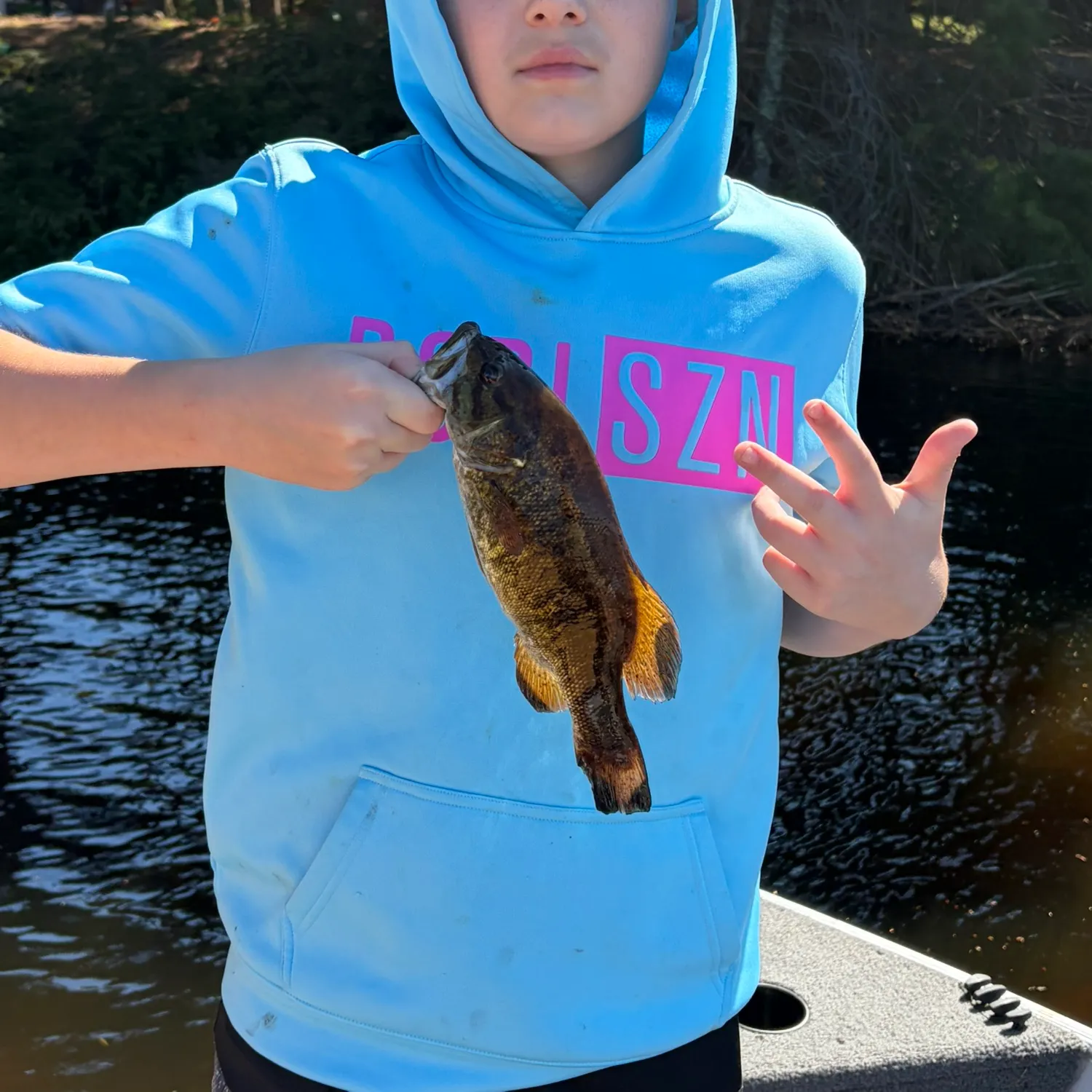 Smallmouth bass caught on Fishbrain